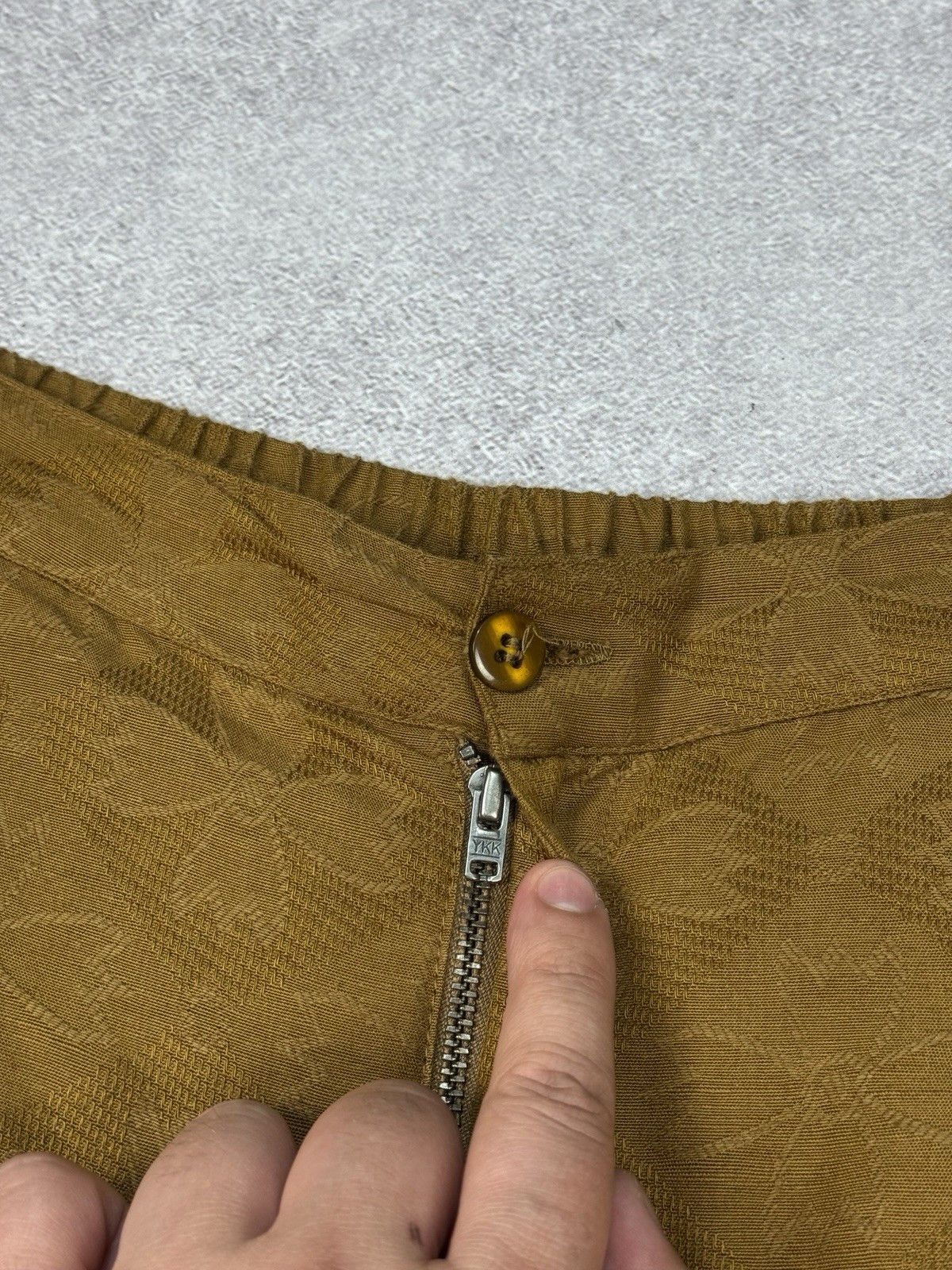 Gudrun Sjoden Gudrun Sjoden Brown Relaxed Wide Leg Flowers Pull On Pants Size 34" / US 12 / IT 48 - 7 Thumbnail