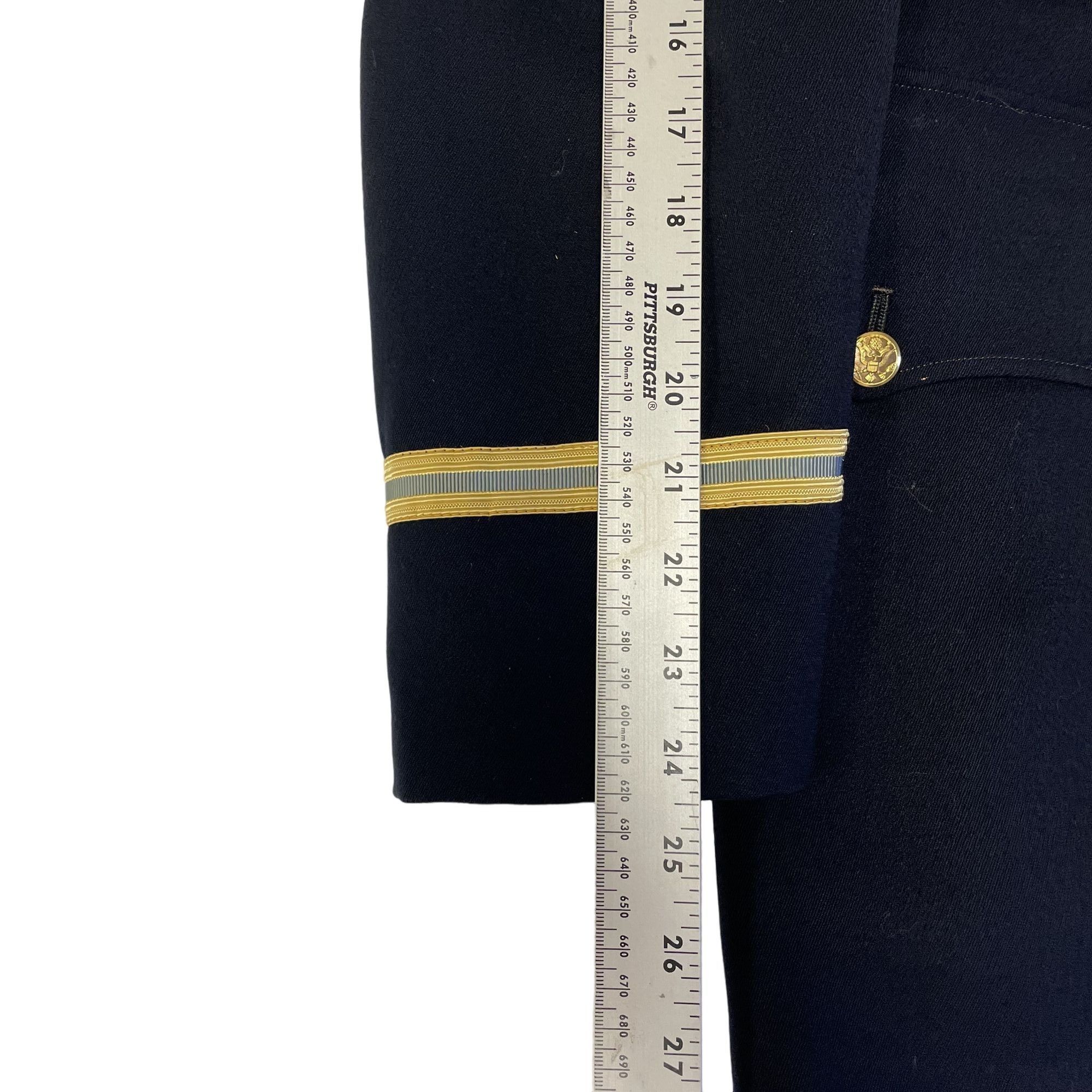 Other Vtg Korean War Era Blue GABARDINE USN Navy Officer Jacket Size 42R - 10 Thumbnail