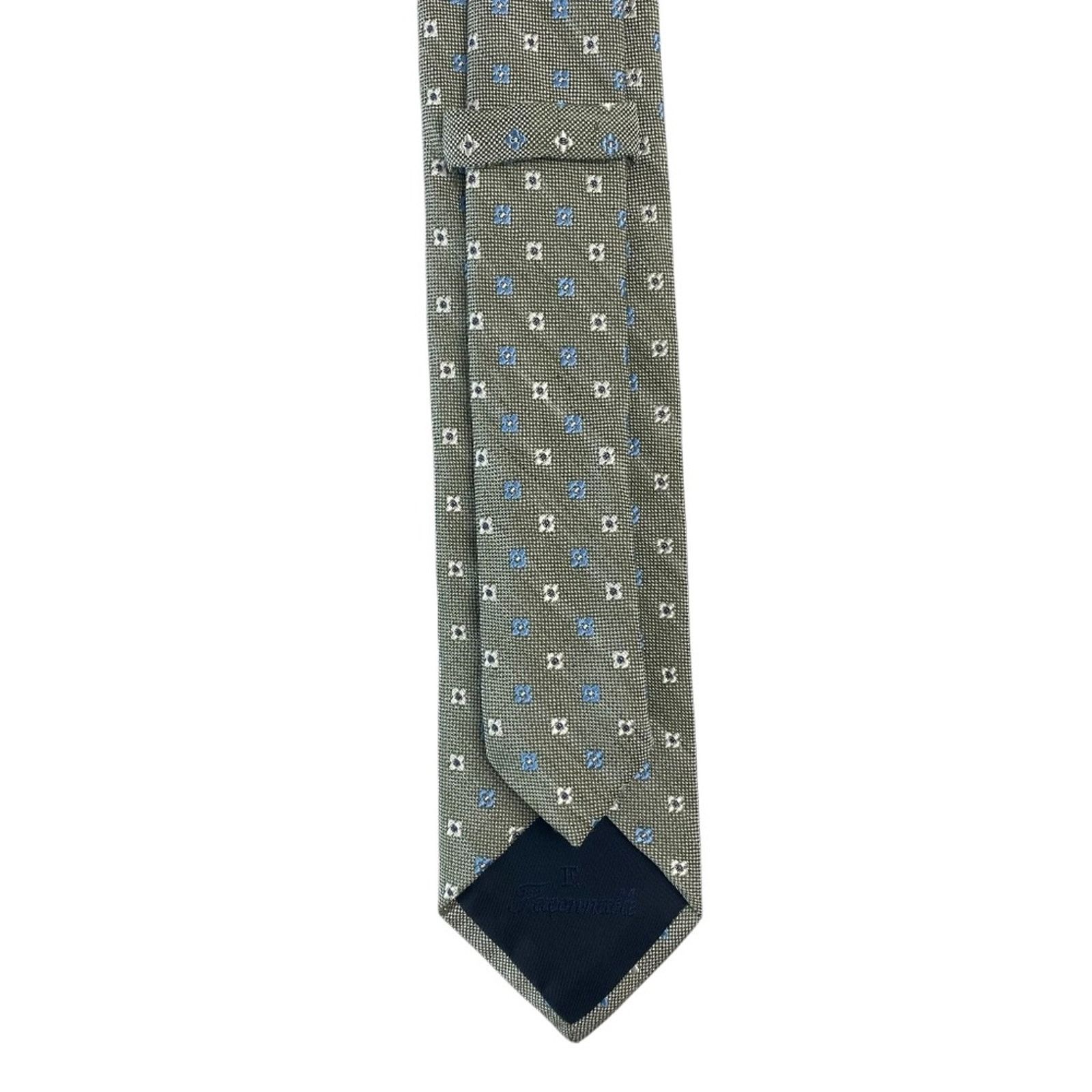 Faconnable FAÇONNABLE Faconnable Men’s Silk Linen Blend Tie Necktie Size ONE SIZE - 2 Thumbnail