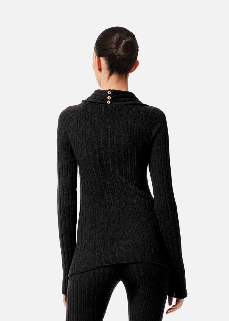 Versace o1y0226 Turtleneck Sweater in Black Size S / US 4 / IT 40 - 4 Thumbnail