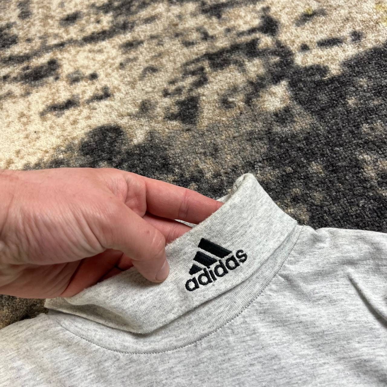 Adidas Adidas Vintage Y2K Mini Logo Turtleneck Longsleeve Size US L / EU 52-54 / 3 - 4 Thumbnail