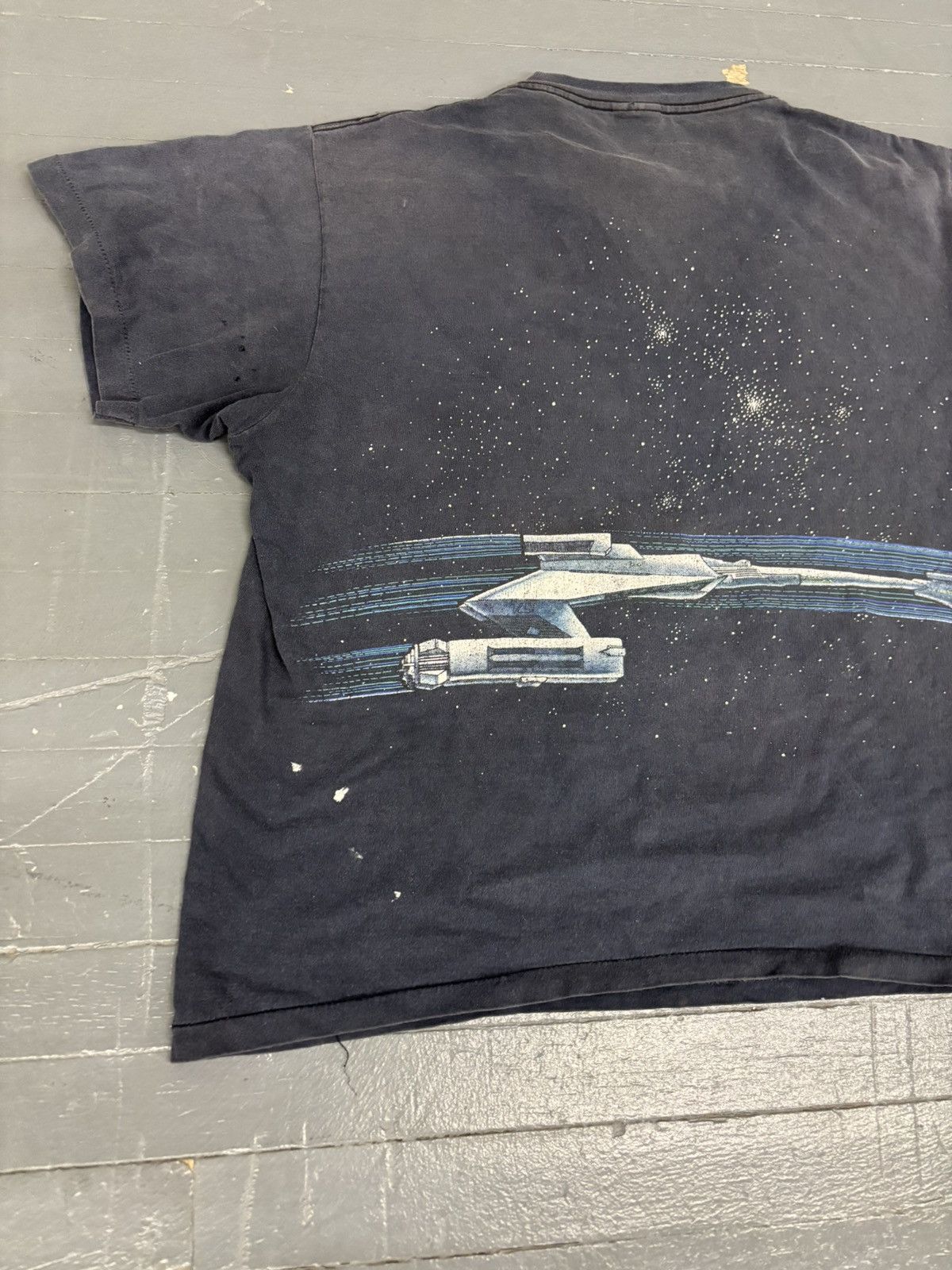 Star Wars × Vintage Vintage 90s Star Wars Star Trek 25th anniversary tee Size US XL / EU 56 / 4 - 5 Thumbnail