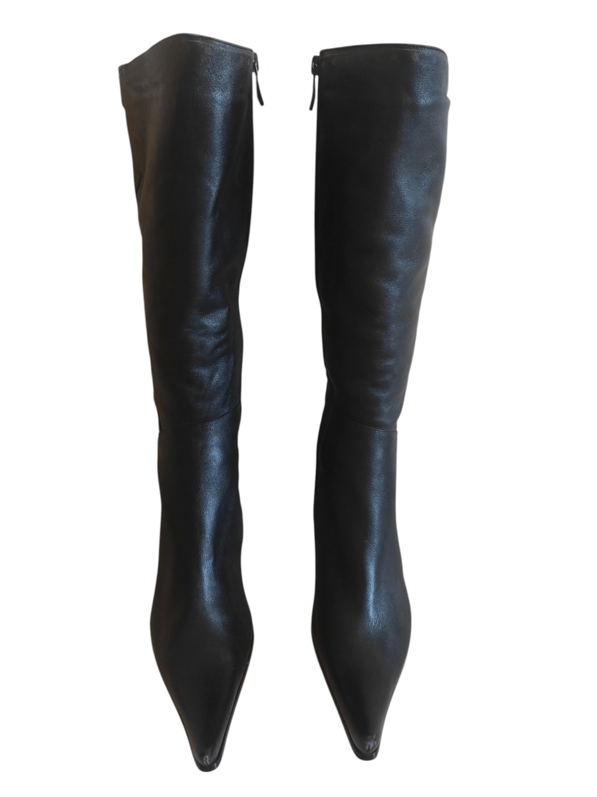 Red Wing Red Wing pointy toe Women's Mid Calf knee High Heel Boots Size US 7 / IT 37 - 2 Thumbnail