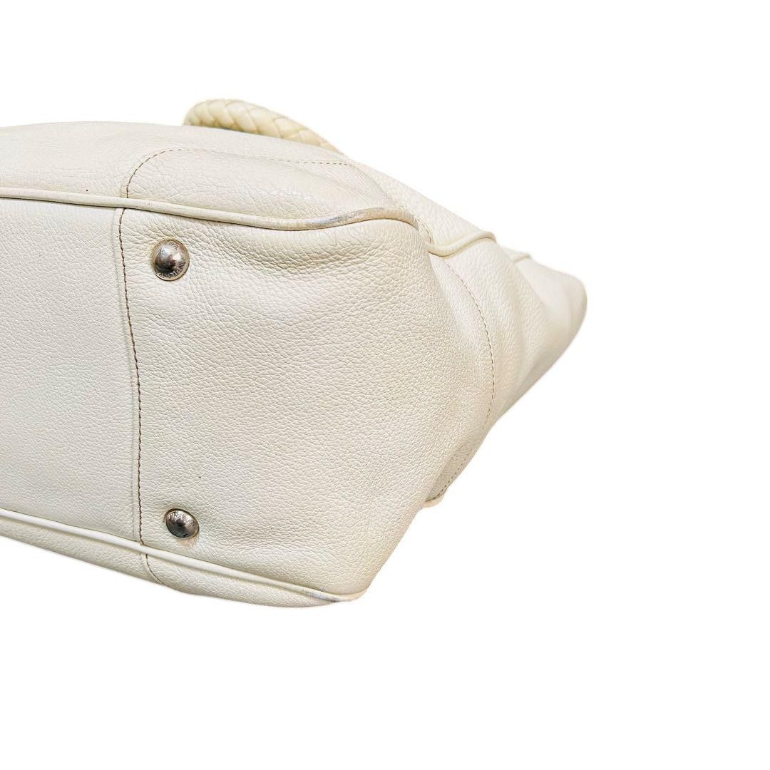 Prada Prada - Shoulder Bag Handbag White Nappa Leather Gold Size ONE SIZE - 5 Thumbnail