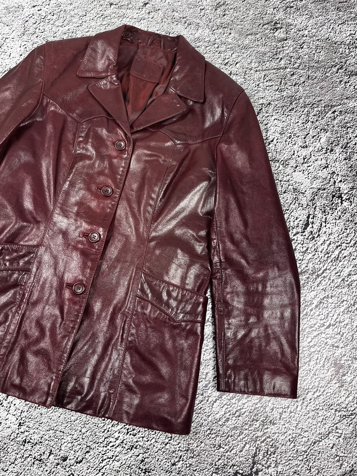 Leather Vintage Y2K Leather Tyler Durden vibe avantgarde jacket coat Size M / US 6-8 / IT 42-44 - 3 Thumbnail