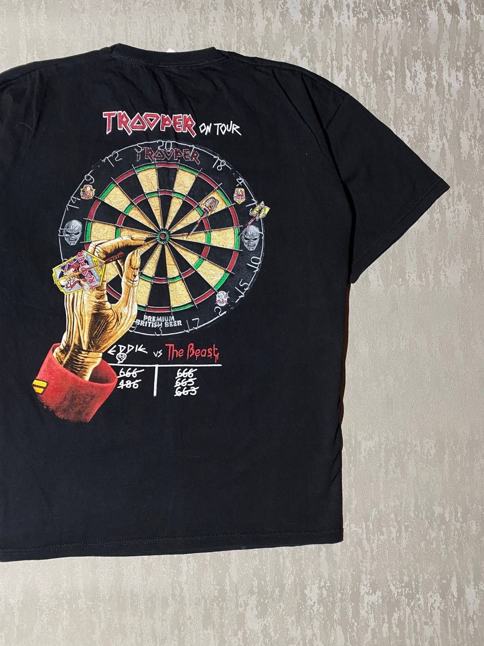 Iron Maiden × Vintage Iron Maiden Tour Shirt The Trooper Arms Legacy of the Beast Size US XXL / EU 58 / 5 - 11 Thumbnail