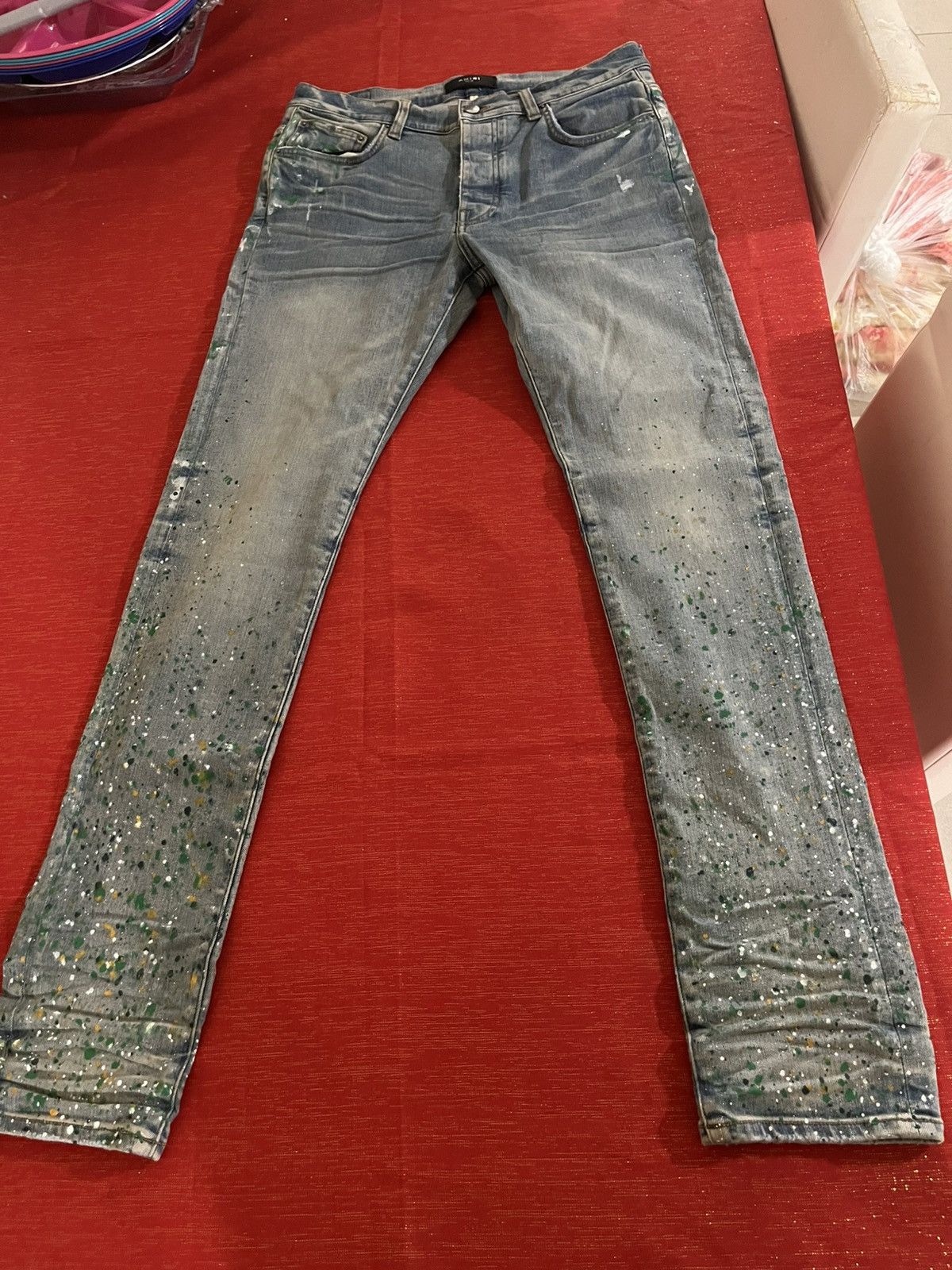 Amiri Amiri Painter Skinny Jeans Sz 34 Size US 34 / EU 50 - 16 Thumbnail