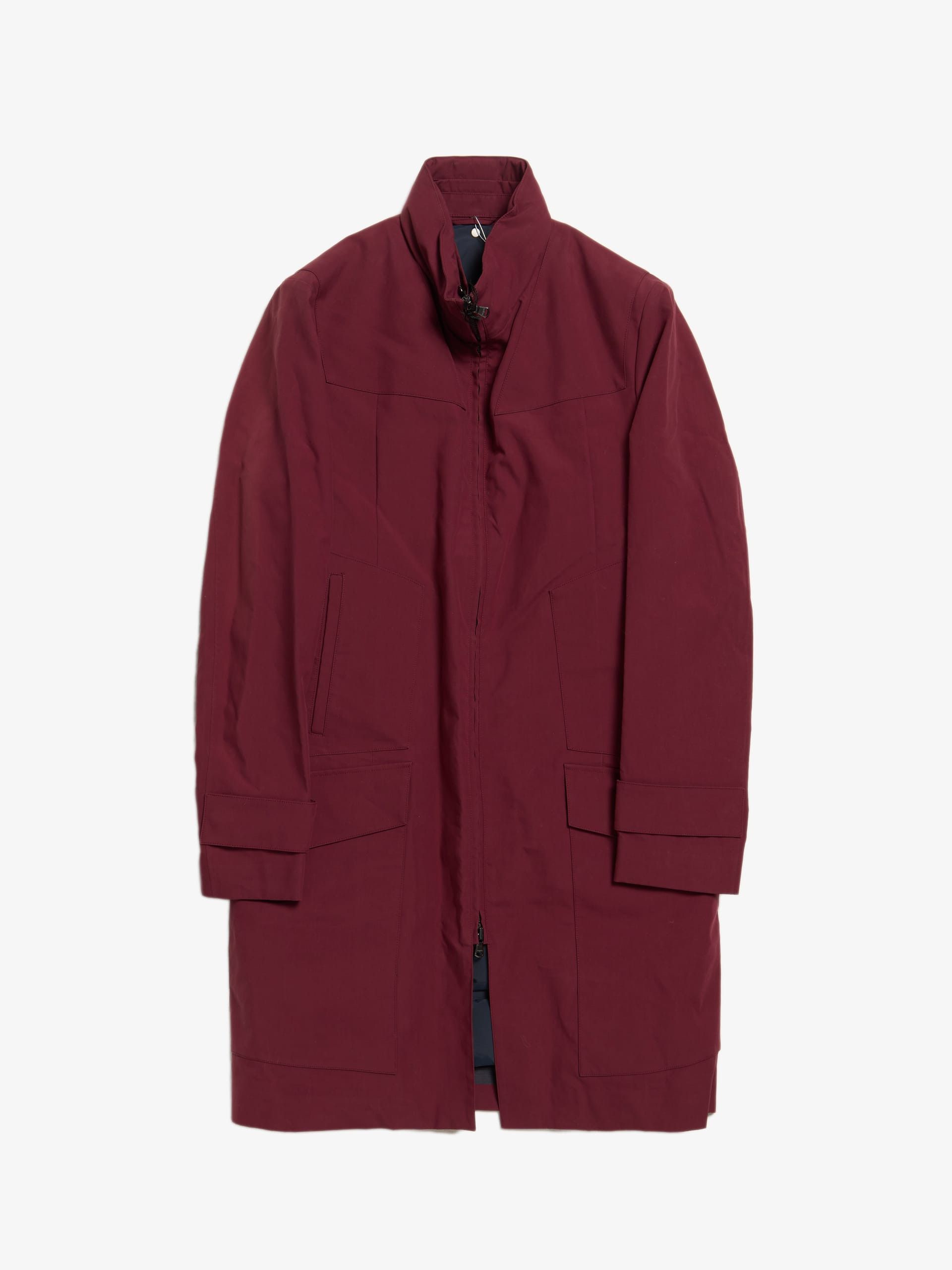 Burgundy Removable Lining Parka