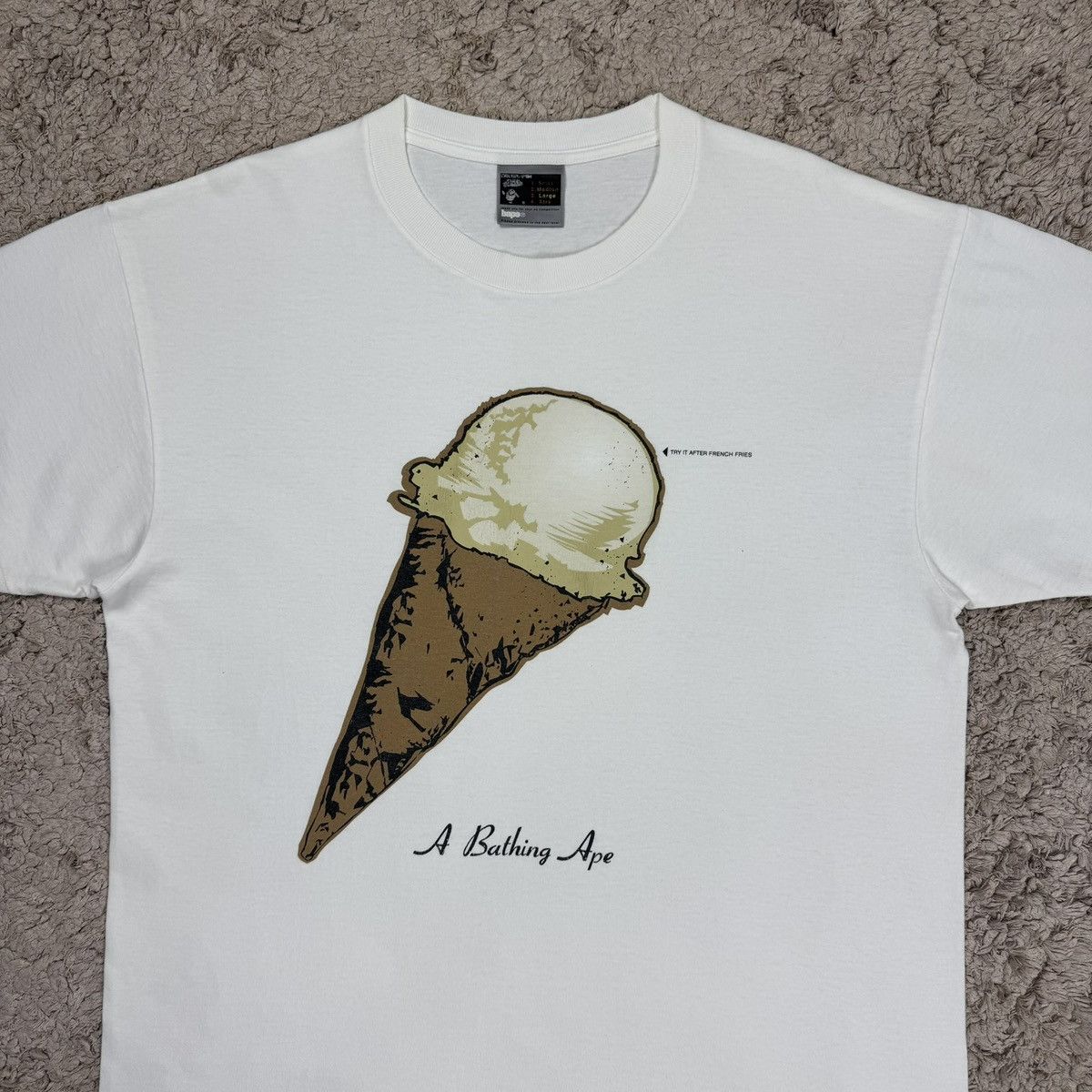Bape Vintage Bape Ice Cream T-shirt Size US L / EU 52-54 / 3 - 5 Thumbnail