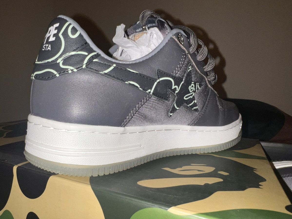 Bape Camo Bape Sta Low ‘Charcoal’ Size US 7 / EU 40 - 4 Thumbnail