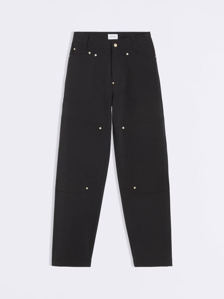Eytys Eytys Mercury Black Pants Size 26" / US 2 / IT 38 - 1 Thumbnail