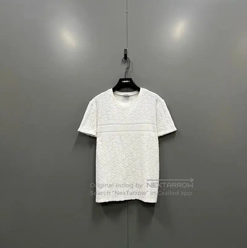 Dior Dior White Logo Short Sleeve T-Shirt . Size US S / EU 44-46 / 1 - 1 Thumbnail