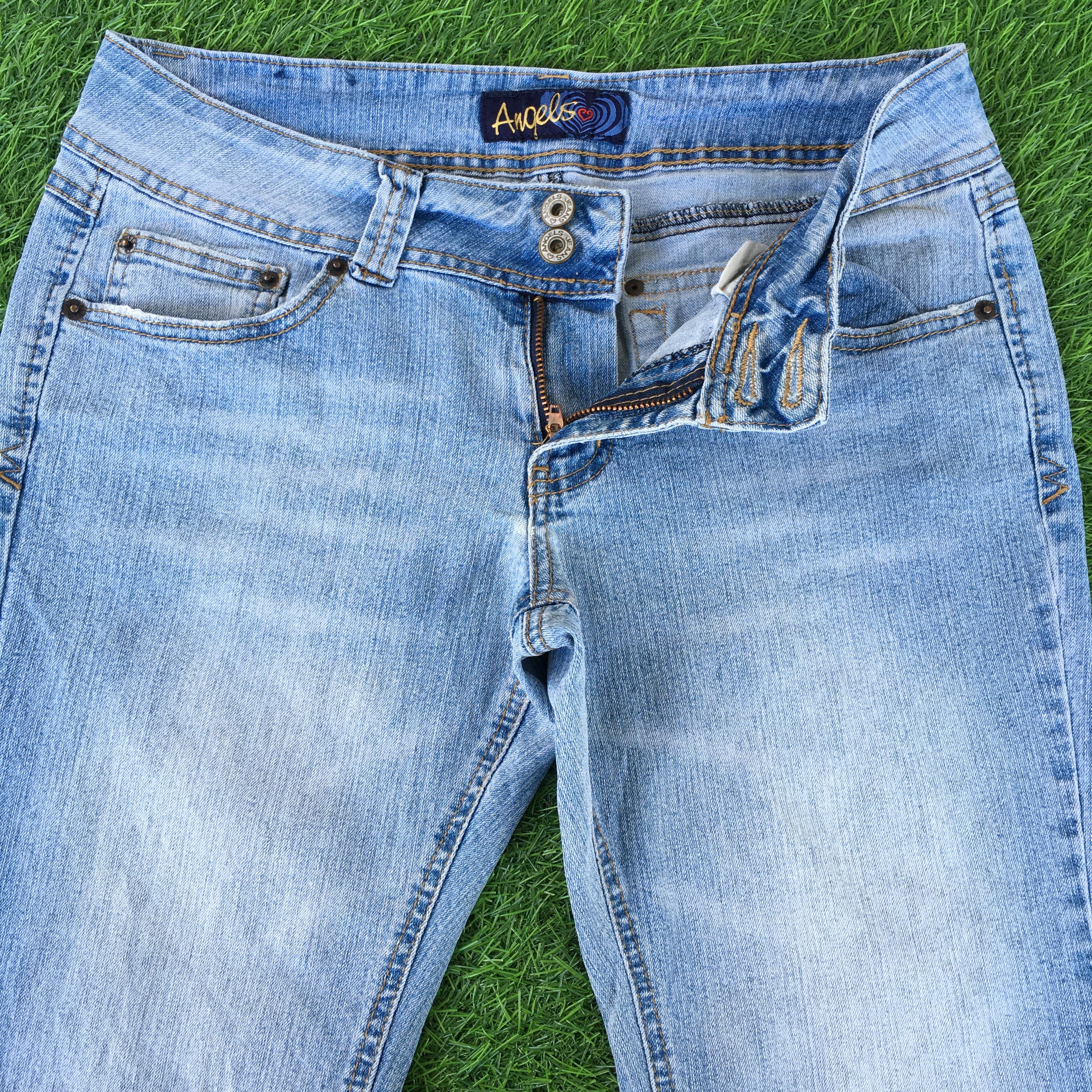 Japanese Brand Angels Low Rise Bootcut Jeans #D-1007 Size 28" / US 6 / IT 42 - 3 Thumbnail