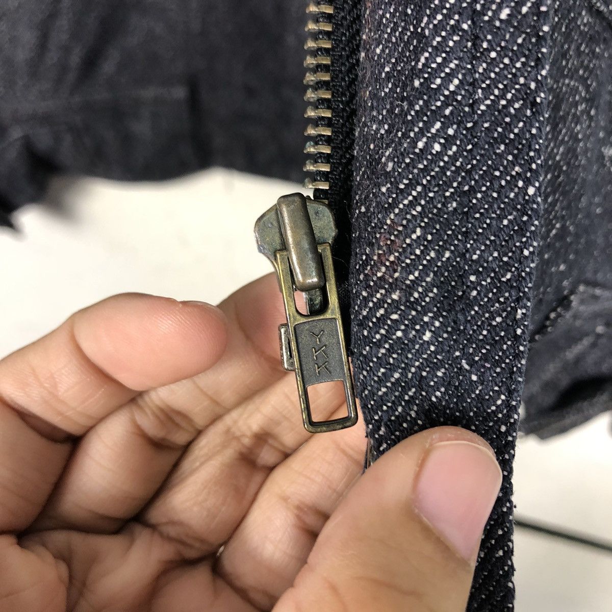 Japanese Brand 📌Vintage Denim Bomber Jacket Mige Parso Issey Miyake Size US M / EU 48-50 / 2 - 18 Thumbnail
