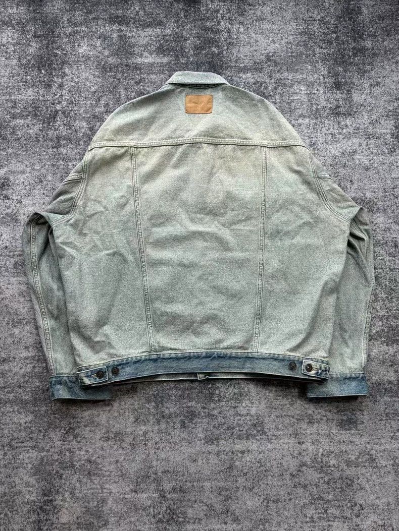 Balenciaga Balenciaga Worn Patch Inside Out Denim Jacket Size US L / EU 52-54 / 3 - 2 Thumbnail