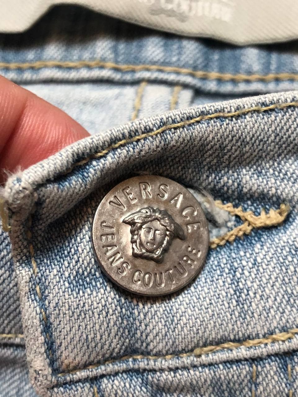 Versace Jeans Couture Luxury Versace Jeans Couture Straight Denim Jeans Size 26 Size 26" / US 2 / IT 38 - 7 Thumbnail