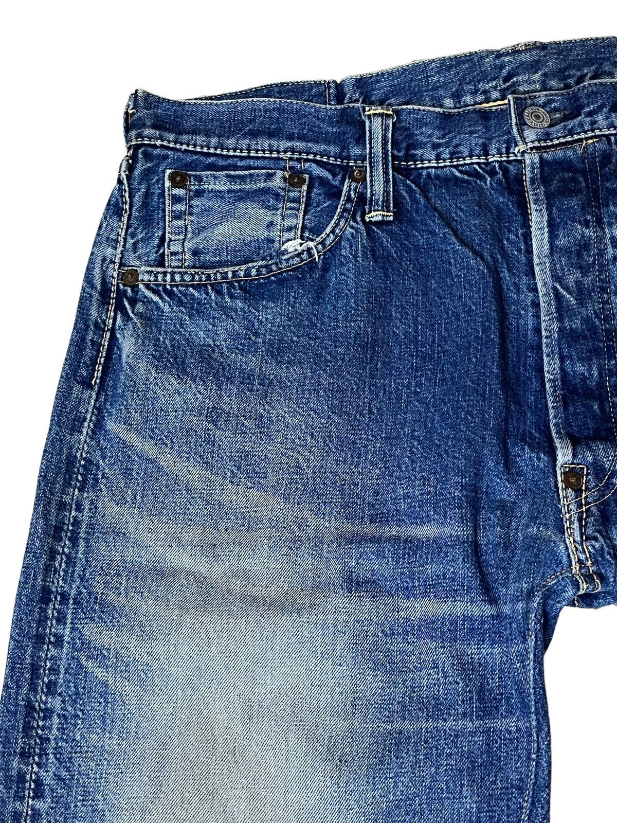 Evisu SICK🔥VINTAGE EVISU PARIS SIOTANI BROTHERS SELVEDGE JEANS Size US 36 / EU 52 - 4 Thumbnail