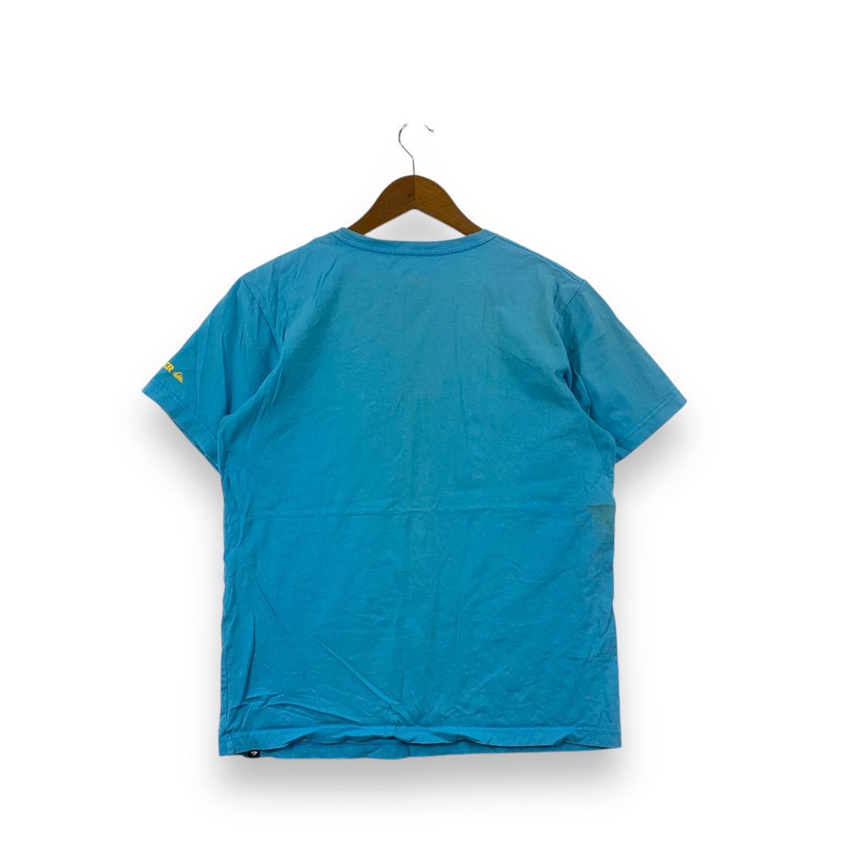 Quiksilver Vintage QUIKSILVER SURF Box Logo Wave Blue Tee Shirt Size US L / EU 52-54 / 3 - 5 Thumbnail