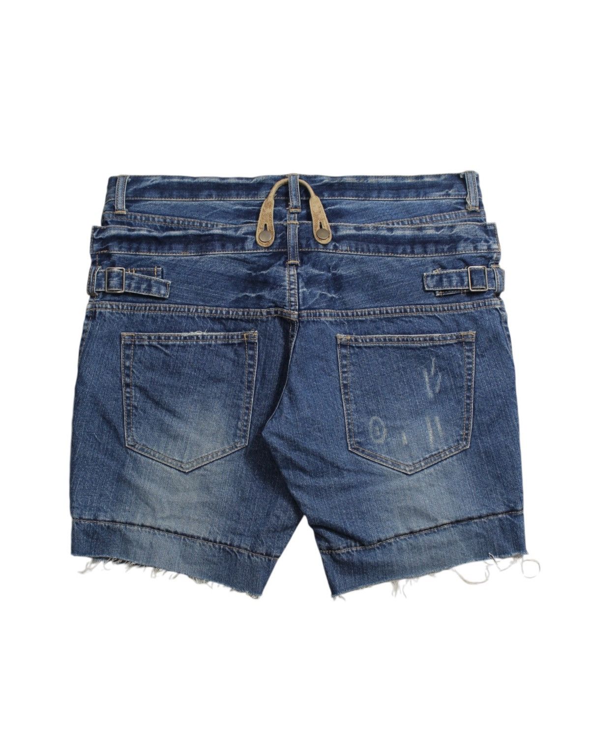 Hysteric Glamour 2006 PPFM CUSTOM PERFORMANCE DOUBLE LAYERED DENIM SHORTS Size US 36 / EU 52 - 2 Thumbnail