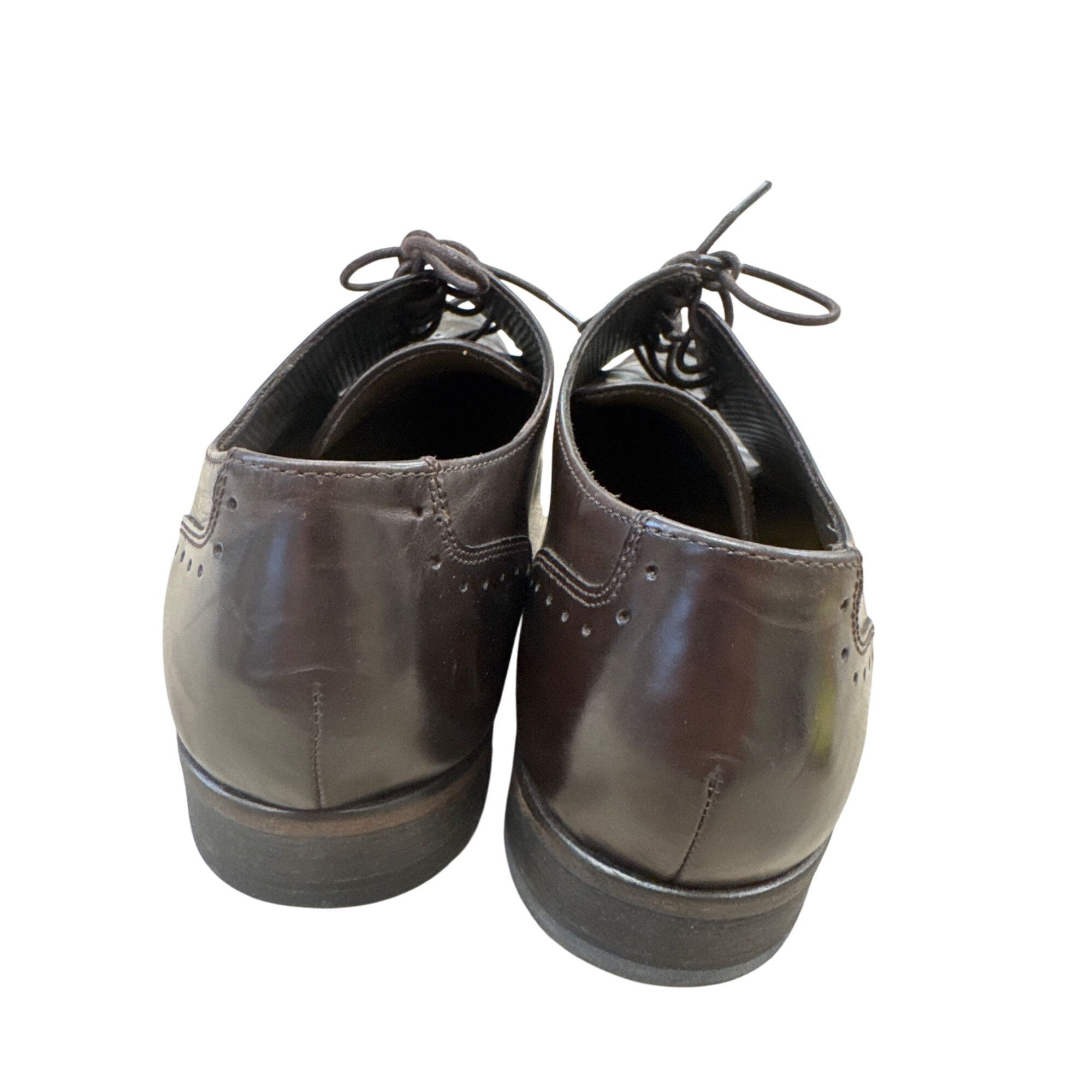 Cole Haan Cole Haan Mens Brown Leather Oxford Dress Shoes 10.5M SKU 73 Size US 10.5 / EU 43-44 - 5 Thumbnail