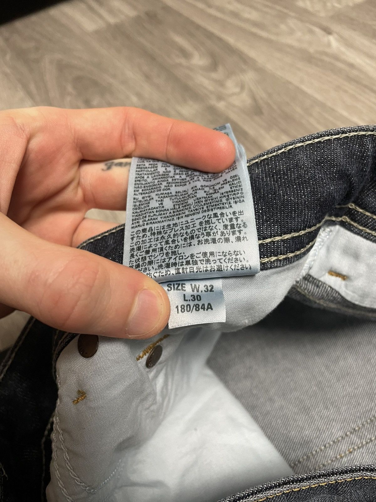 Diesel Vintage Diesel Krayver Regular Fit Blue Wash Denim Jeans 32 Size US 32 / EU 48 - 13 Thumbnail