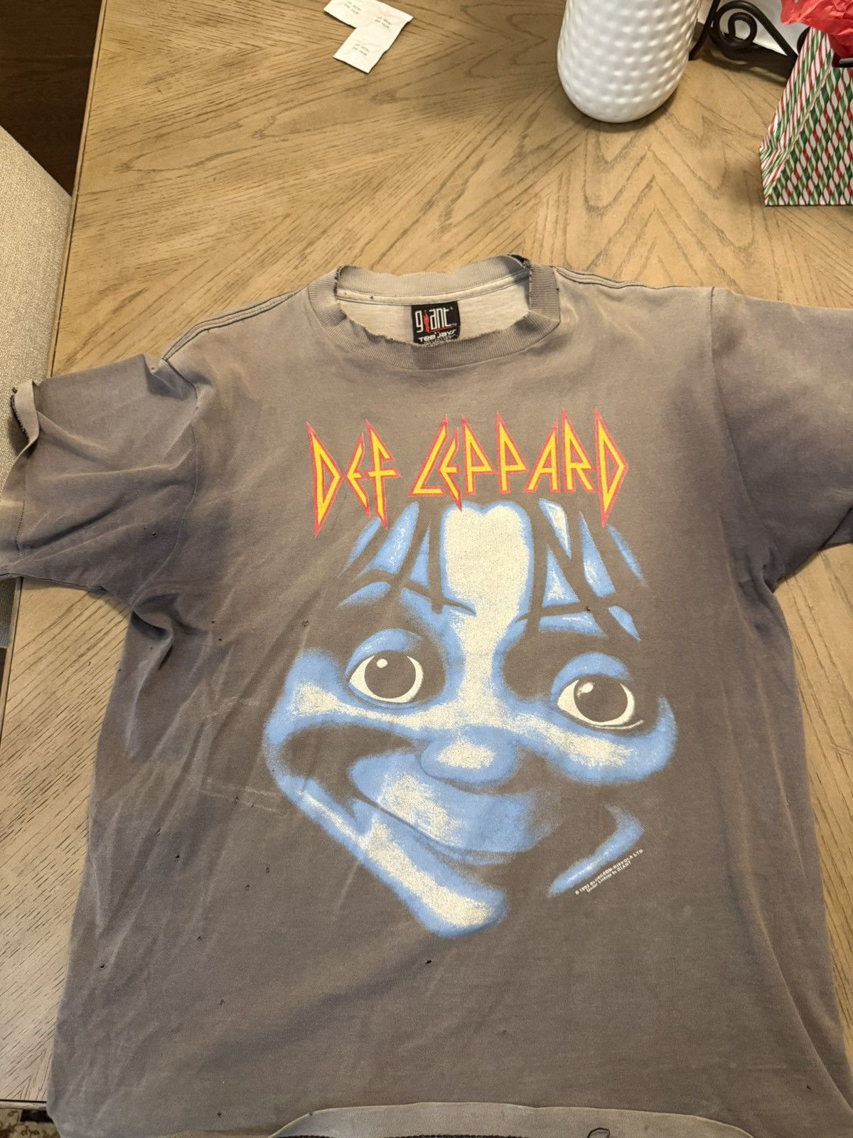 Vintage FADED DEF LEPPARD VINTAGE T-SHIRT Size US L / EU 52-54 / 3 - 1 Thumbnail