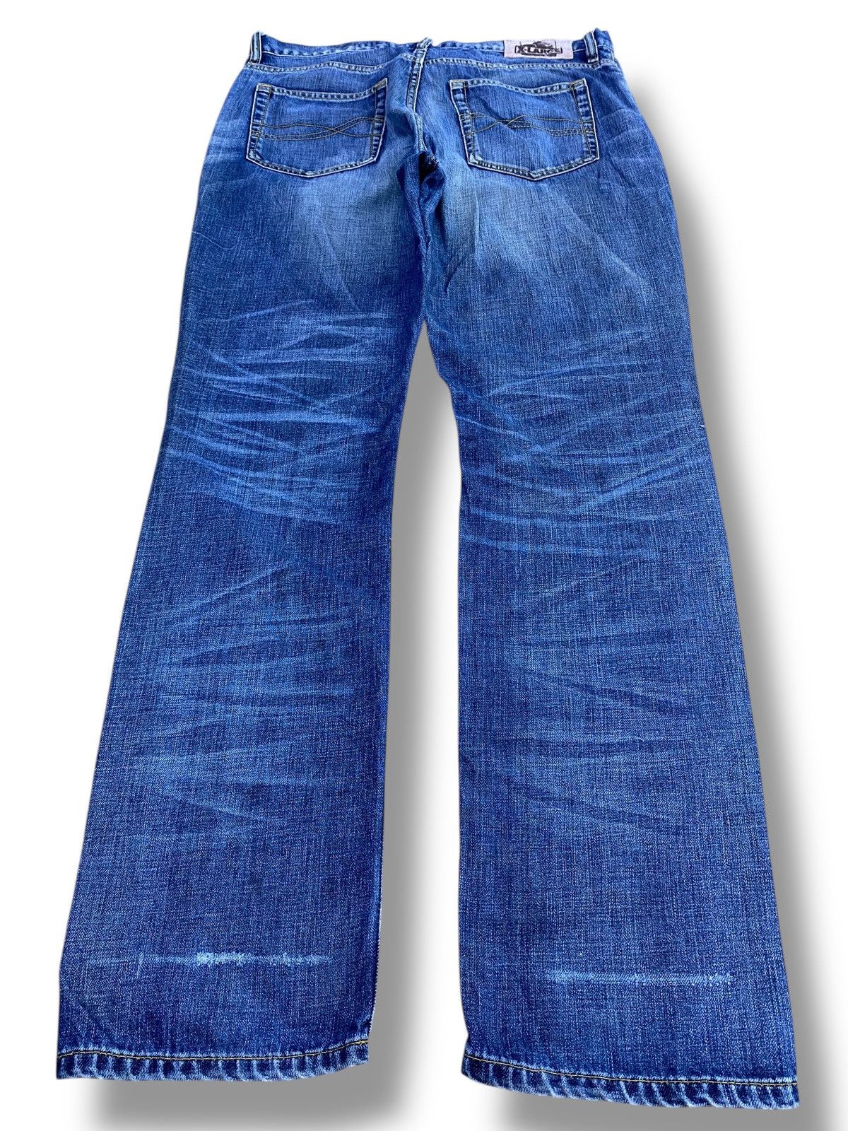 Xlarge X-Large Brand Whiskers Faded Wash Style Straight Cut Jeans Size US 34 / EU 50 - 3 Thumbnail