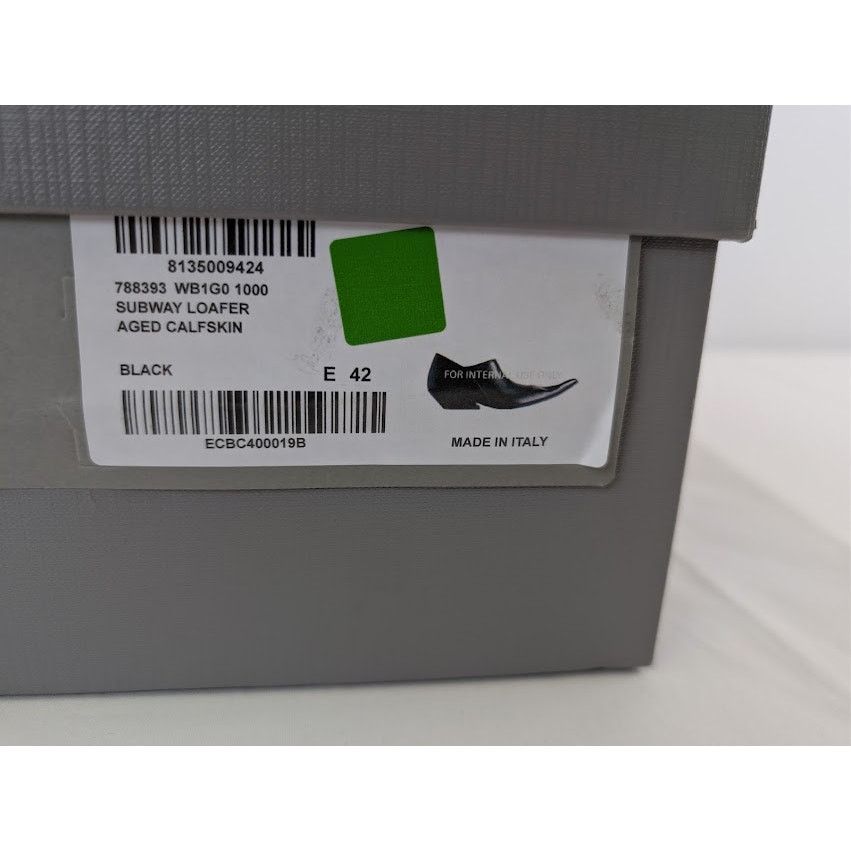 Balenciaga o1rshd1 Subway Loafer Boots in Black Size US 9 / EU 42 - 21 Thumbnail