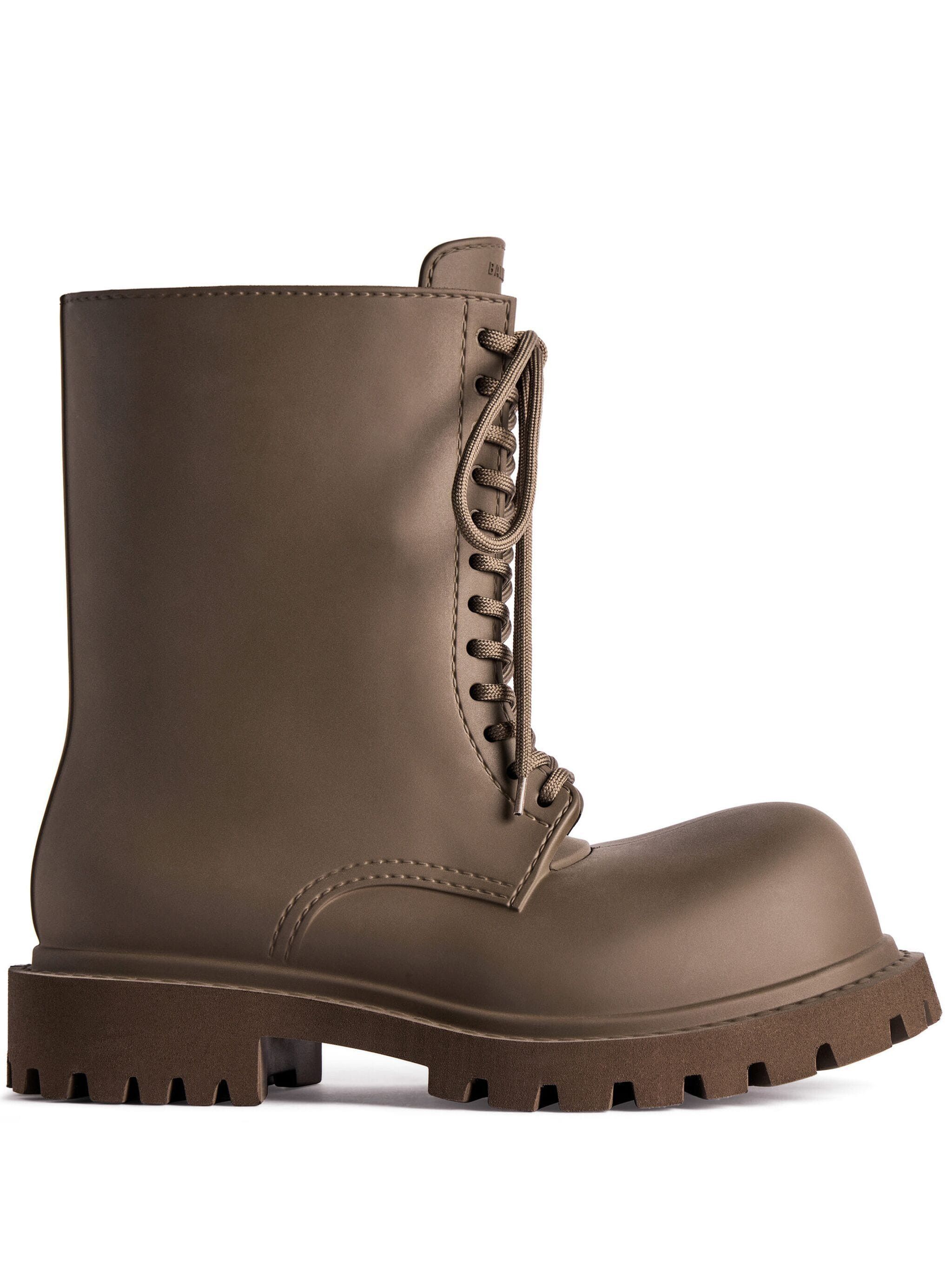image of Balenciaga Steroid Boot In Brown, Men's (Size 9)