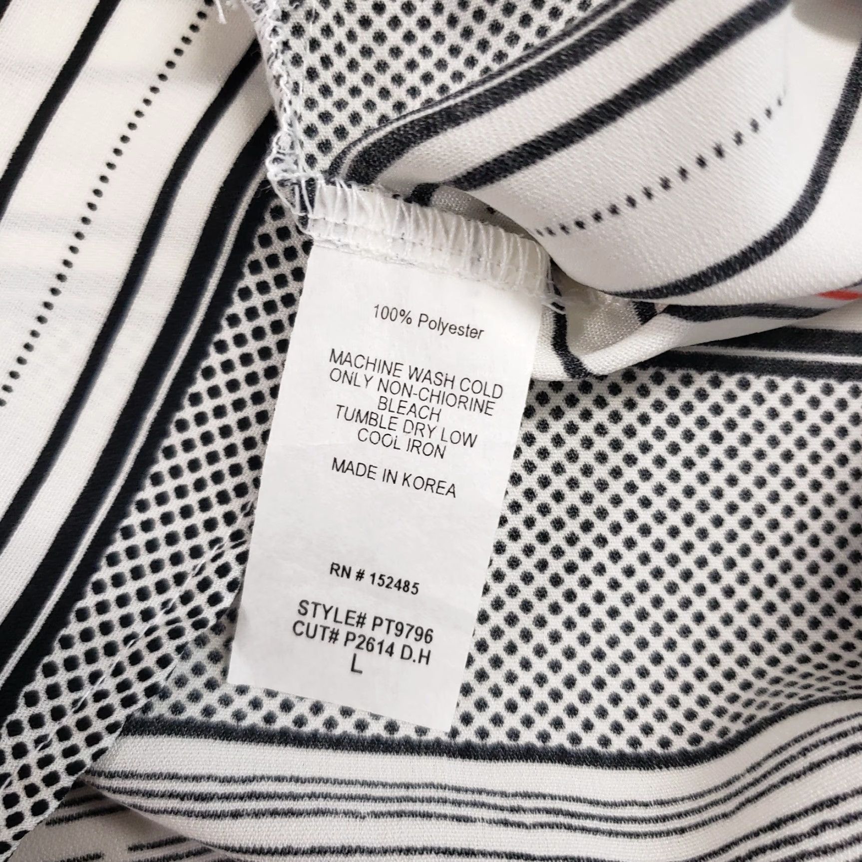 Vintage Papermoon Womens Blouse Size L Red White Stripe Sleeveless Keyhole Round Neck Top Shirts Shirt Size L / US 10 / IT 46 - 5 Thumbnail