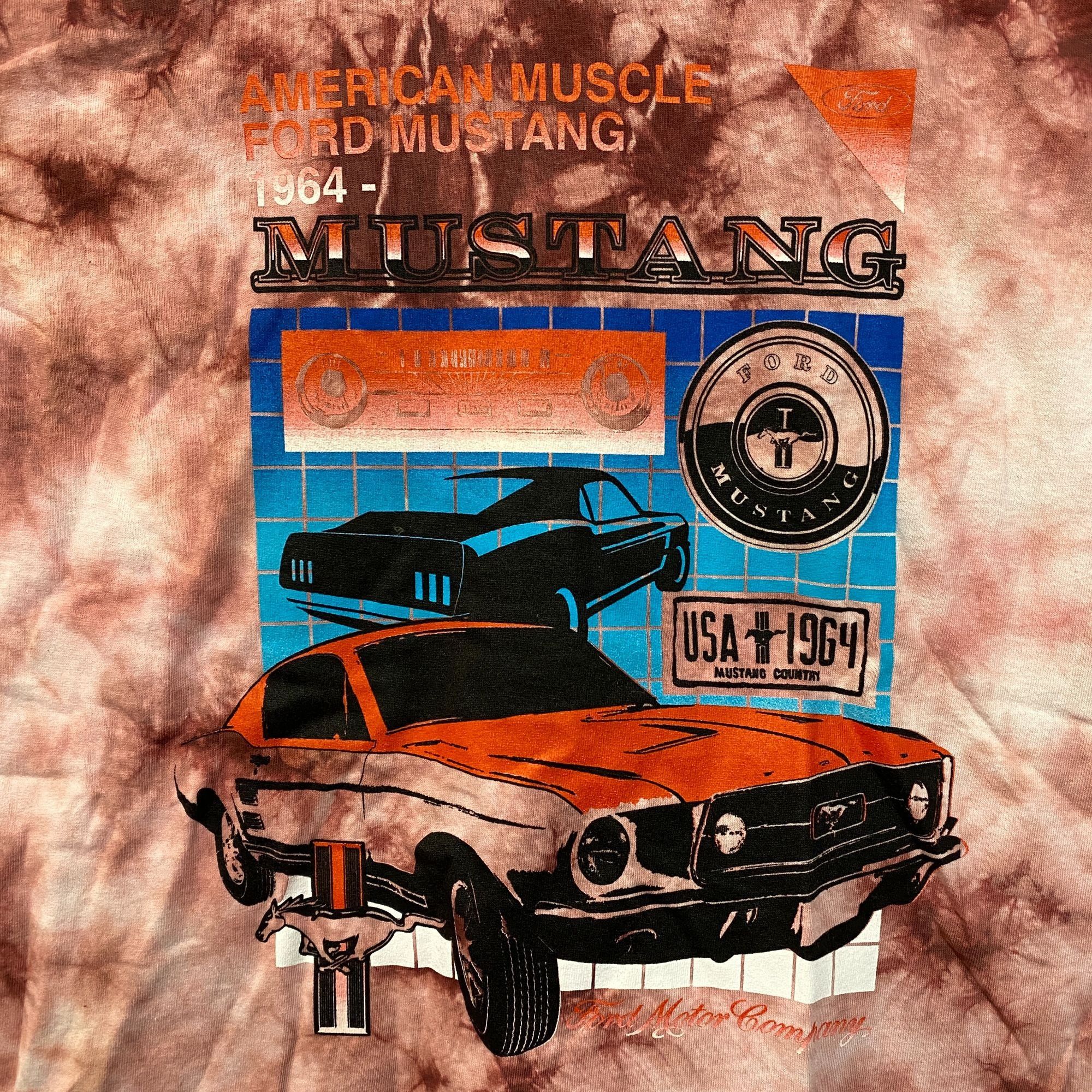 Ford Ford Mustang Classic American Muscle Car Promo Tie Dye Mediu Size US M / EU 48-50 / 2 - 2 Thumbnail