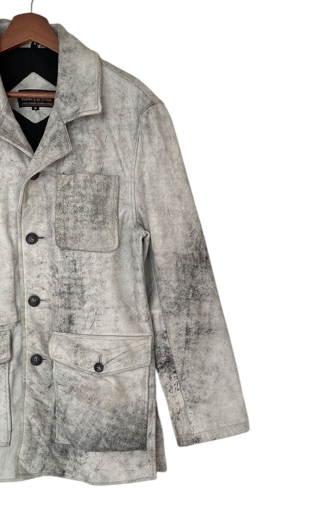 Japanese Brand Vintage Japanese Brand Wind Armor Leather Jacket 1990s Size US M / EU 48-50 / 2 - 6 Thumbnail