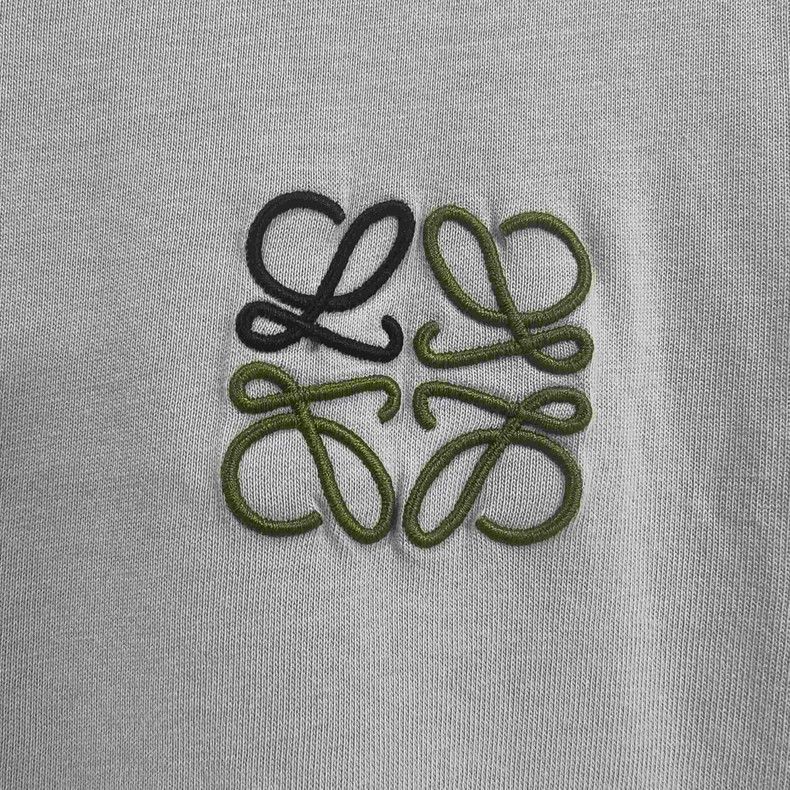 Loewe LOEWE Round neck embroidered blue t-shirt Size S / US 4 / IT 40 - 6 Thumbnail