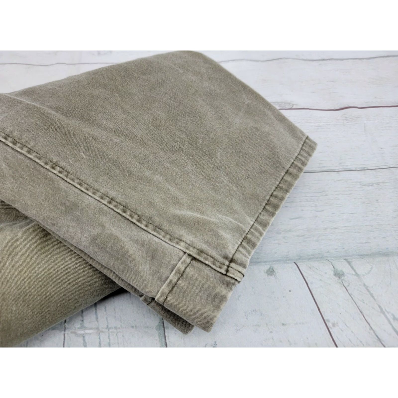 Orvis Orvis Men's Faded Green Classic Outdoors cotton Chino Pants Leather Trim 36/28 Size US 36 / EU 52 - 5 Thumbnail