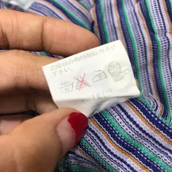 Dior Vtg CHRISTIAN DIOR PARIS Sports Homme Striped Polo Tee Shirt Size US M / EU 48-50 / 2 - 6 Thumbnail