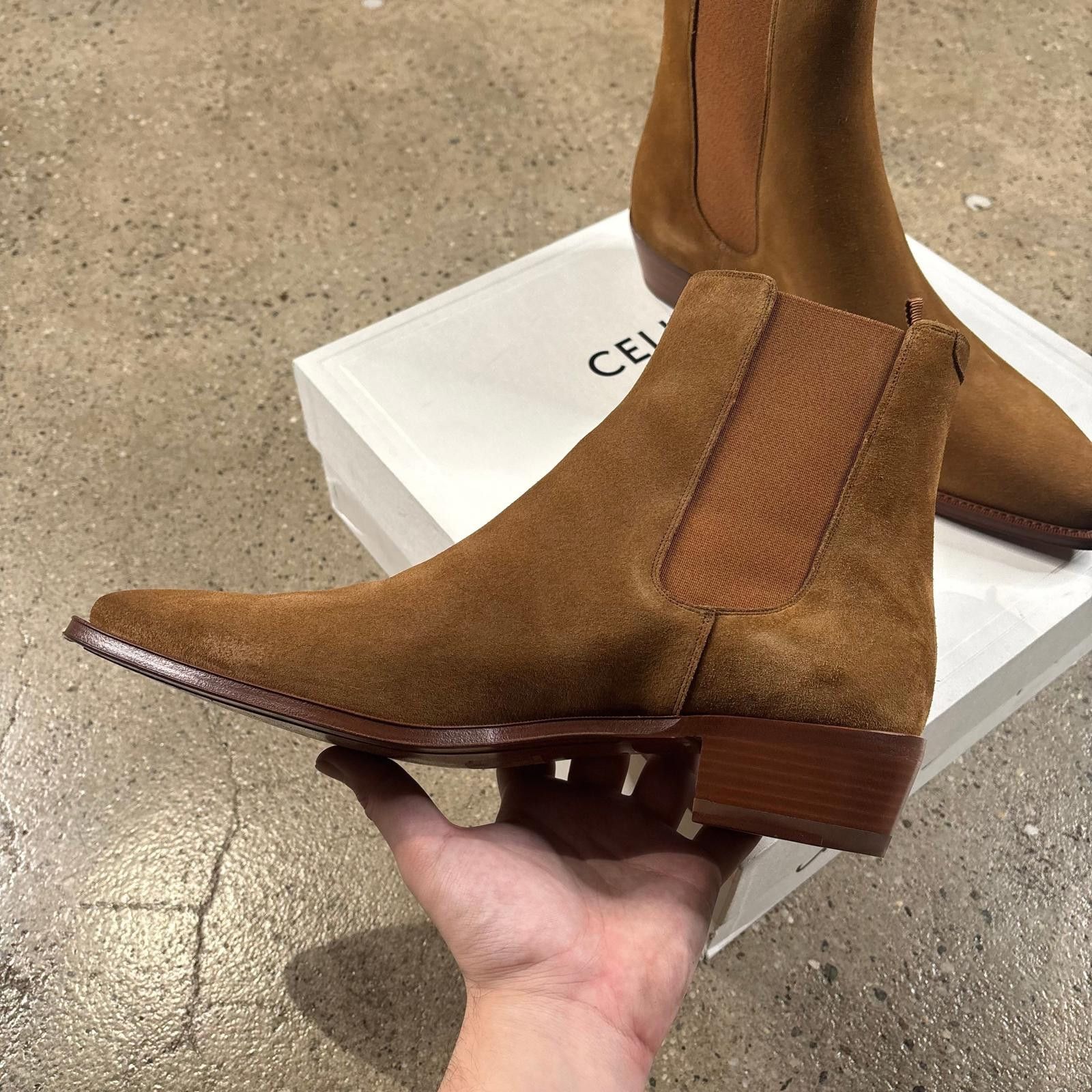 Celine Celine Camargue Camel Jacno Boots Size US 10.5 / EU 43-44 - 5 Thumbnail