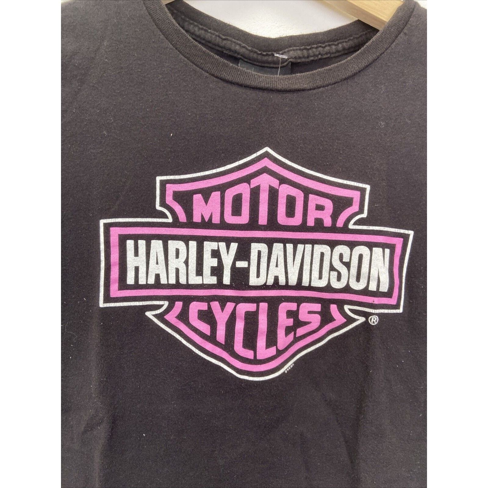 Harley Davidson Harley Davidson Women’s 2011 Y2K Pink Baby Tee Size Medium Size M / US 6-8 / IT 42-44 - 2 Thumbnail