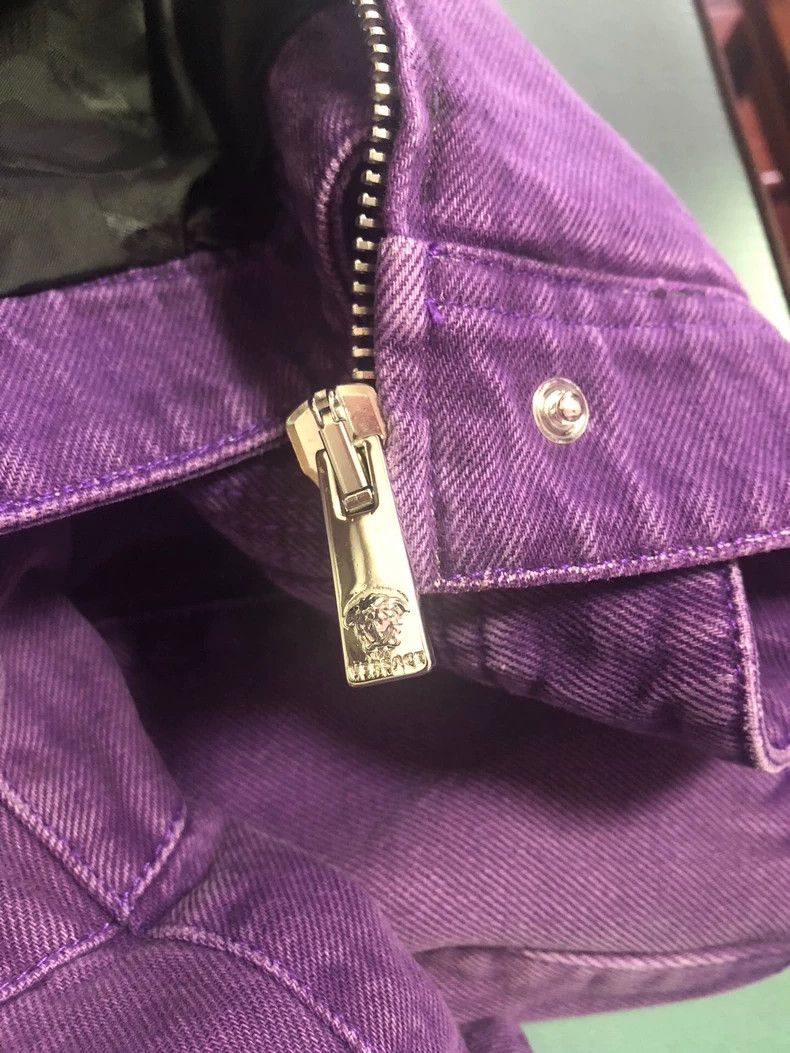 Versace Versace Purple denim jacket Size M / US 6-8 / IT 42-44 - 5 Thumbnail