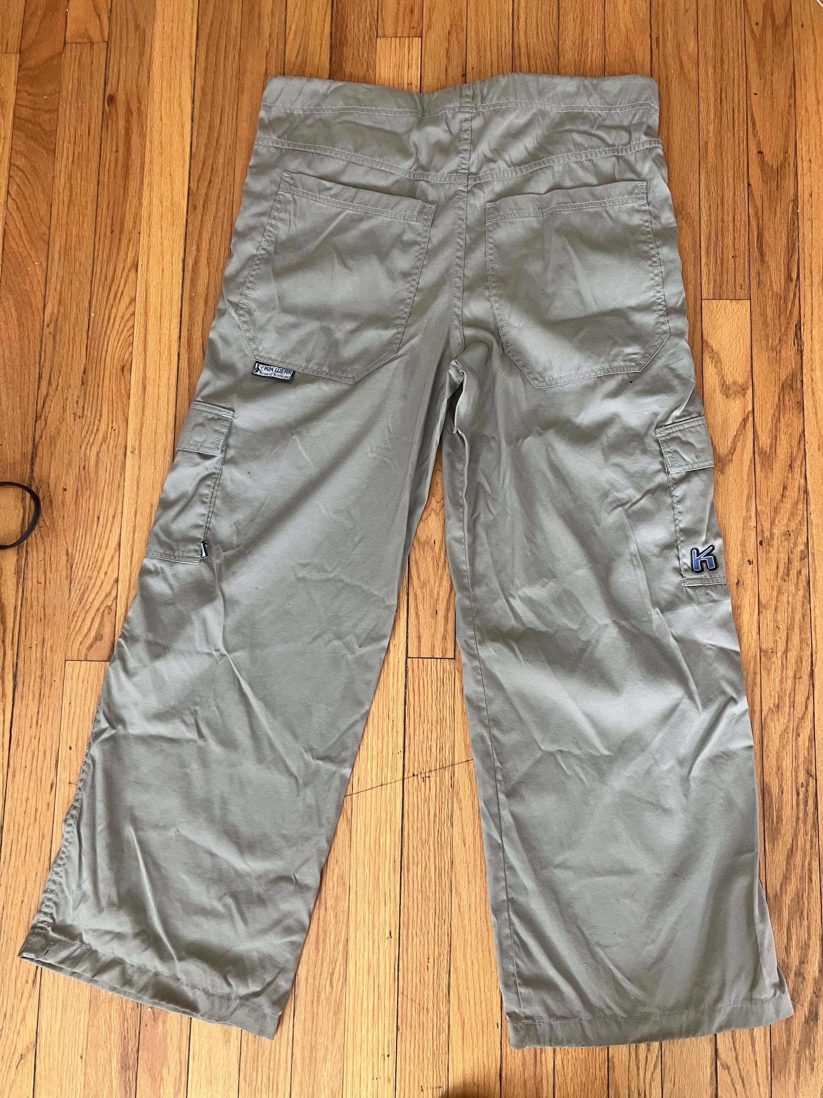 Tripp NYC Y2K 90's AUTHENTIC KIKWEAR RAVER BAGGY CARGO PANTS Size US 33 - 2 Thumbnail