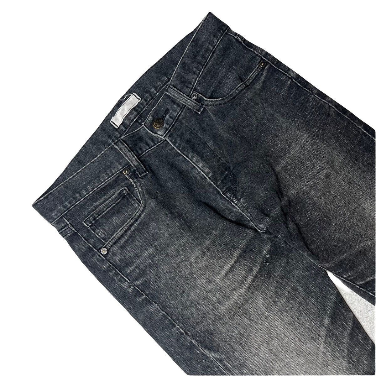 Japanese Brand × Uniqlo Vintage Uniqlo Distressed Black Faded Pants Size US 29 - 5 Thumbnail