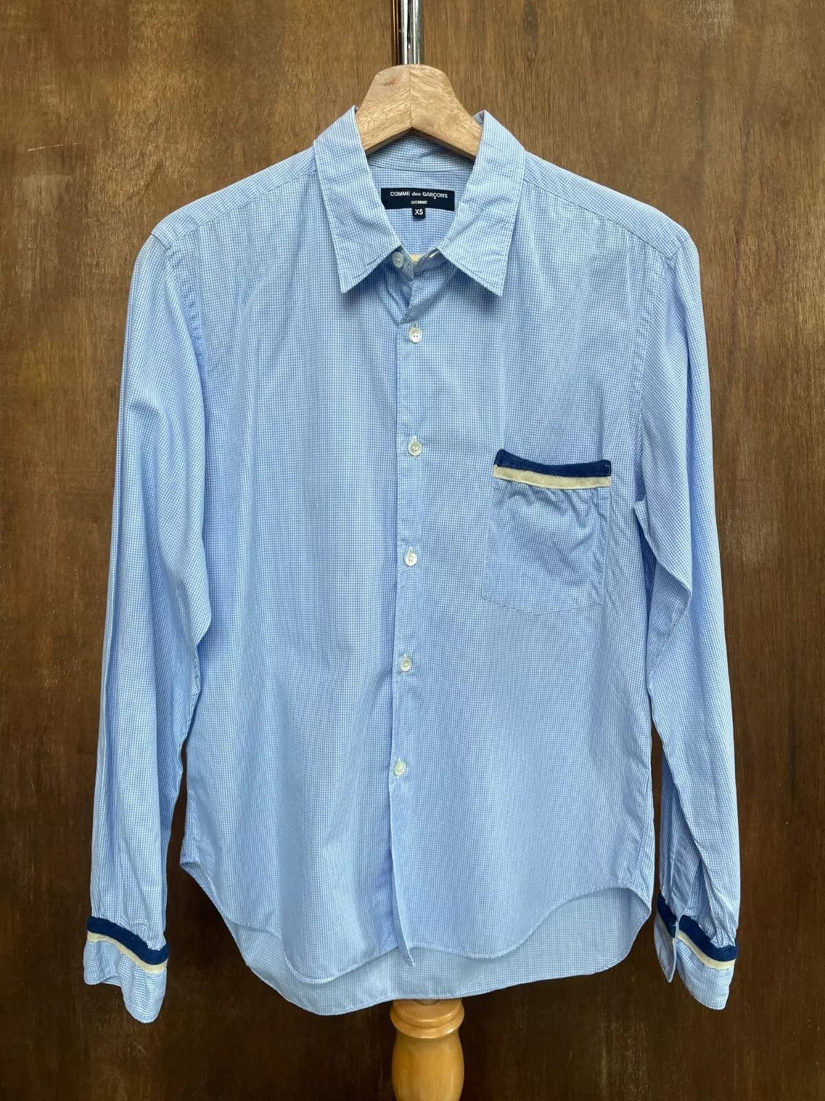 Comme des Garcons Comme des Garcons Wool trimming shirt Size US XS / EU 42 / 0 - 1 Thumbnail
