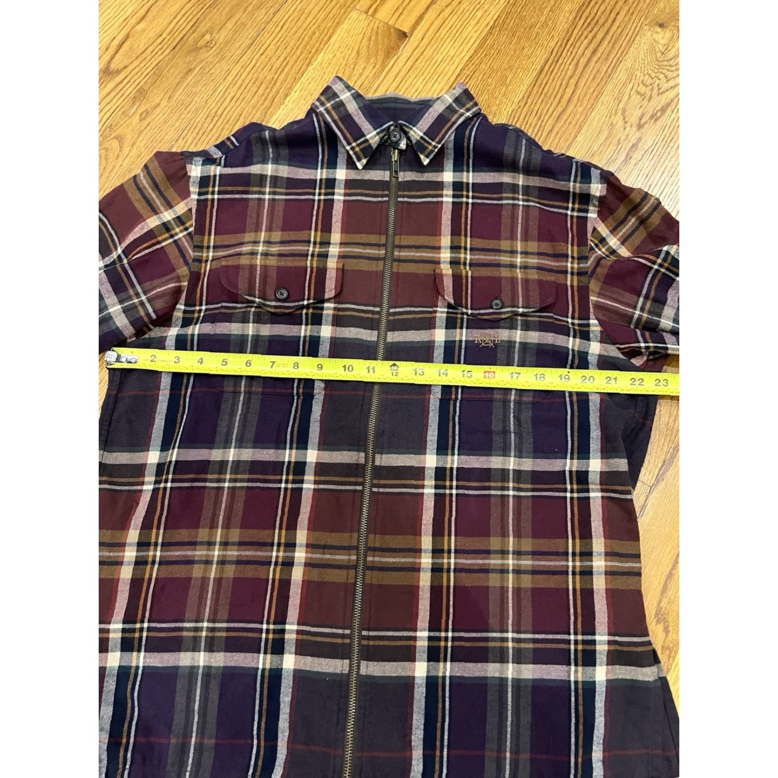 Ralph Lauren Lauren Ralph Lauren Womens Plaid Chore Jacket Shirt Sz M Shacket Western Preppy Brown Size M / US 6-8 / IT 42-44 - 6 Thumbnail