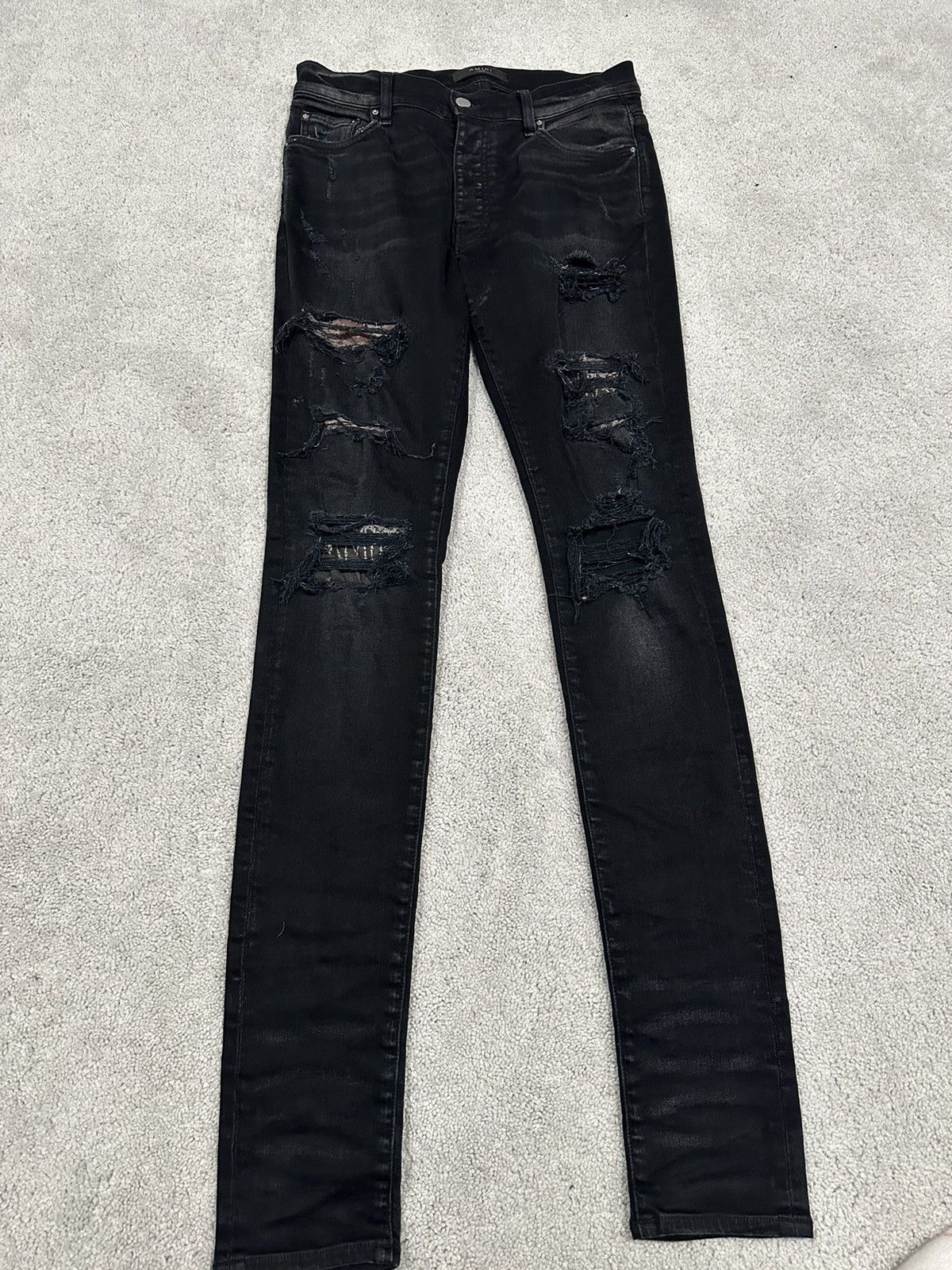 Amiri Amiri Hibiscus Art Patch Jeans Size US 30 / EU 46 - 1 Thumbnail