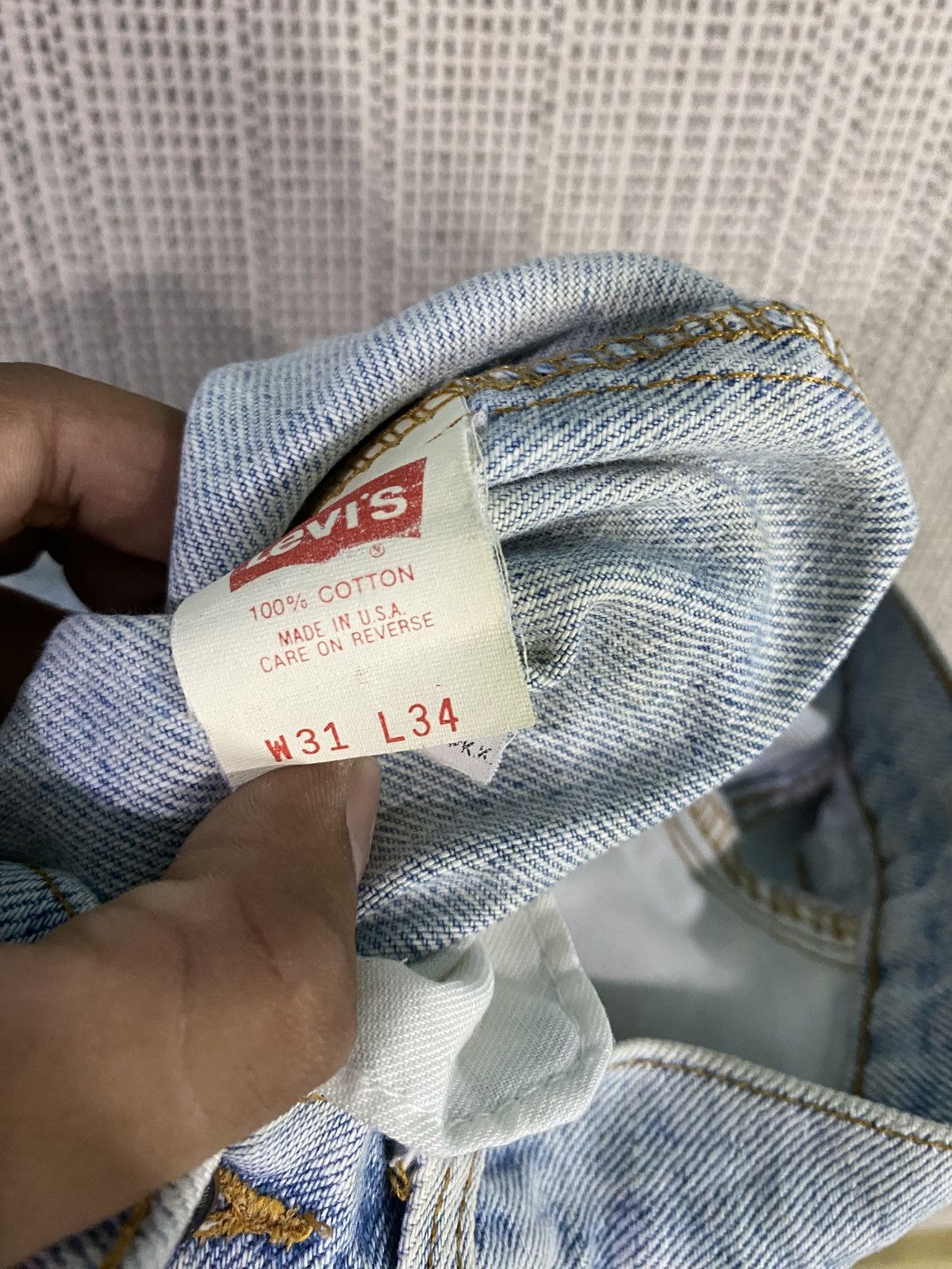 Levi's Vintage levis 80-90s 505 distressed denim Size US 30 / EU 46 - 9 Thumbnail