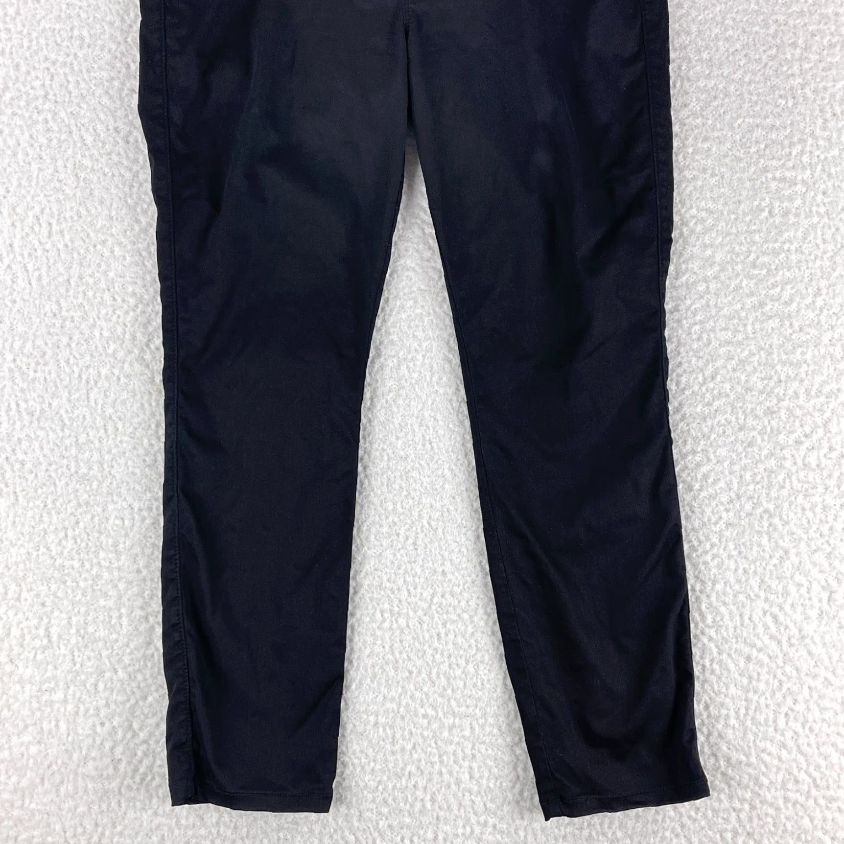 Massimo Dutti Massimo Dutti Black Straight Leg Pants Womens Size 10 Mid-Rise Casual) Size 32" / US 10 / IT 46 - 4 Thumbnail