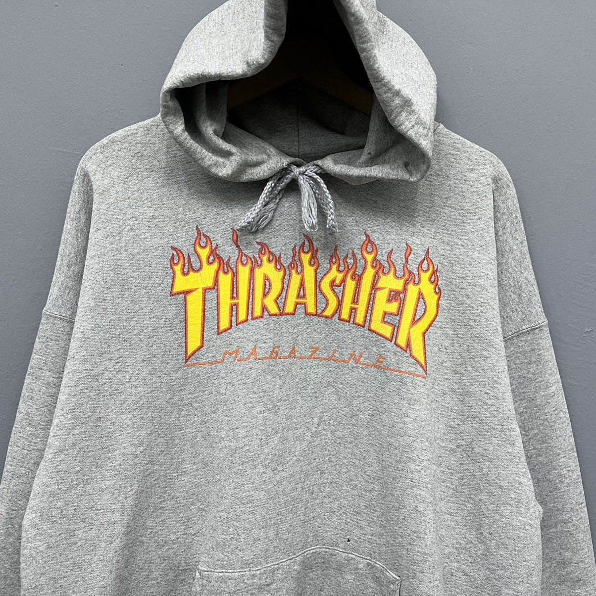 Thrasher Thrasher Skateboard Magazine Flames Hoodie Size US L / EU 52-54 / 3 - 3 Thumbnail