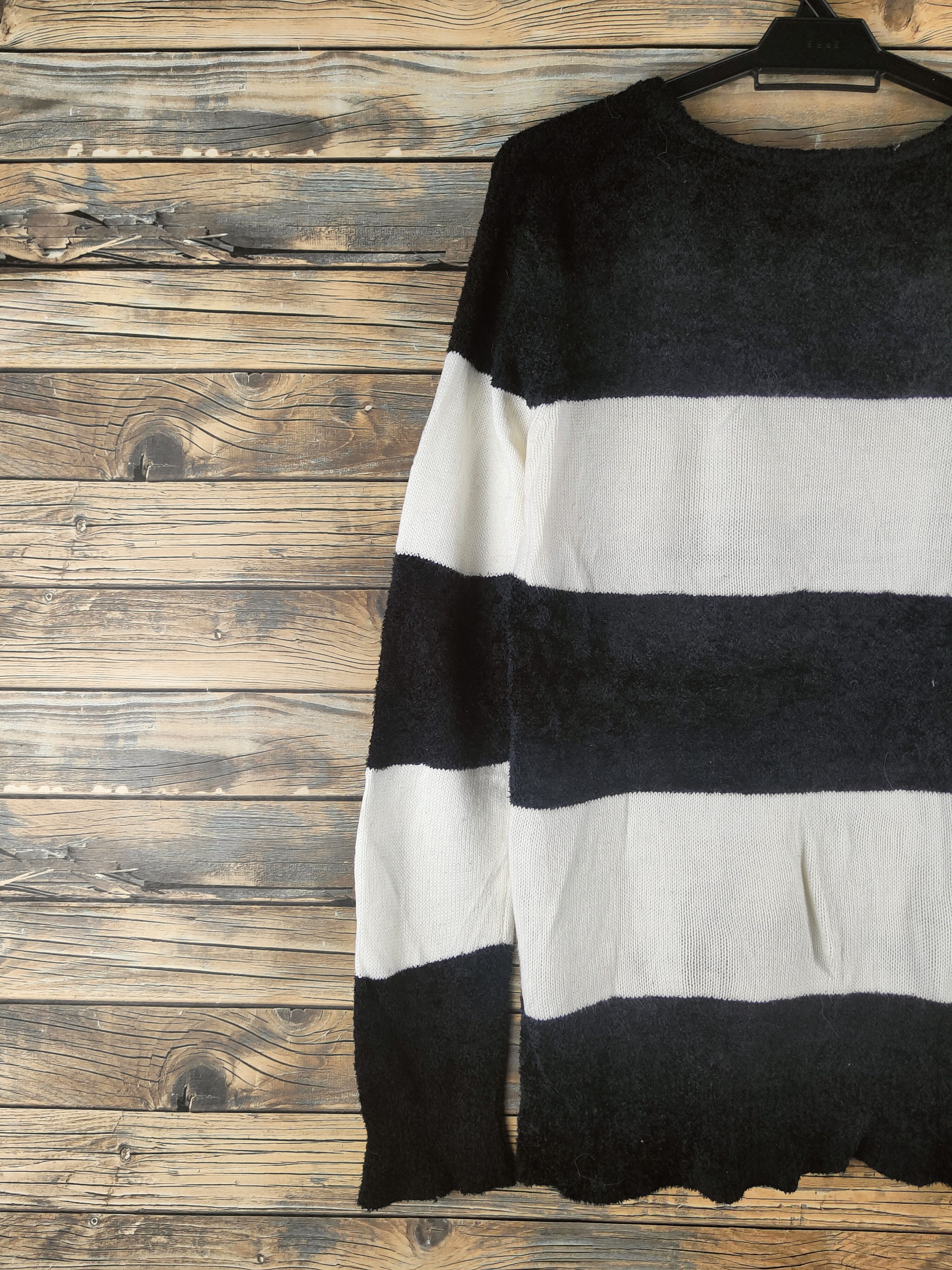 Japanese Brand DL Growth by Grail stripe Knitwear Sweatshirt #46-976 Size M / US 6-8 / IT 42-44 - 8 Thumbnail