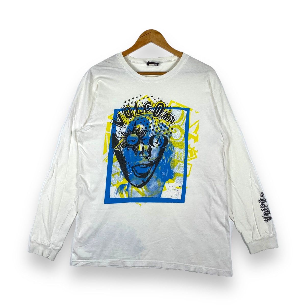 Vintage × Volcom Y2K VOLCOM STONE PSYCHEDELIC PRINTED LS TEE Size US L / EU 52-54 / 3 - 1 Thumbnail