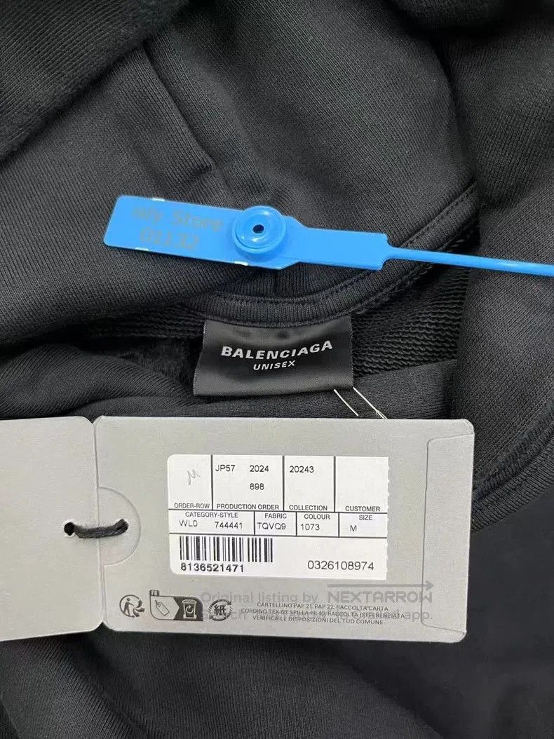 Balenciaga Balenciaga Logo Long Sleeve Hoodie. Size US M / EU 48-50 / 2 - 5 Thumbnail