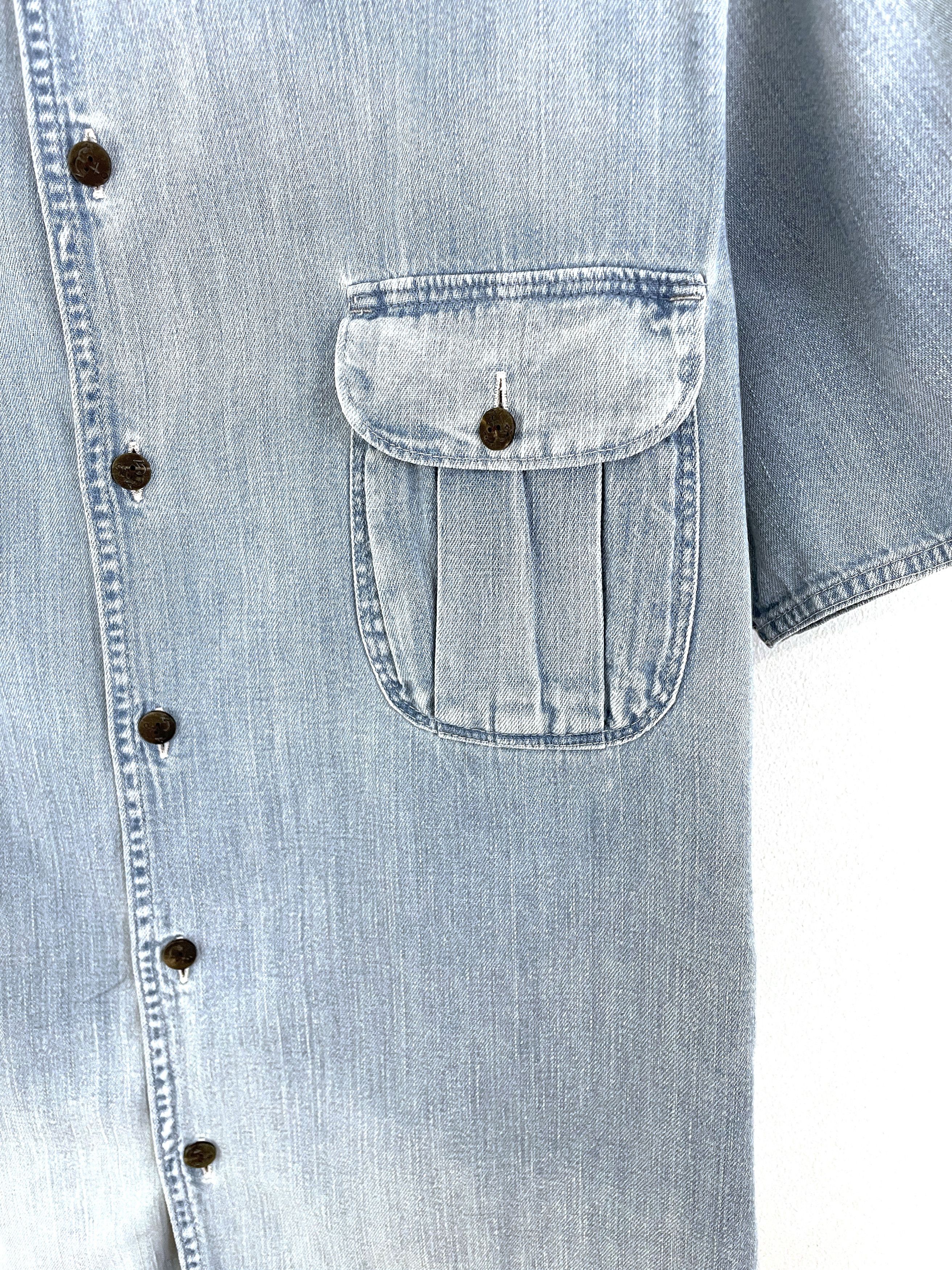 Kapital Cargo Denim Shirt Size US L / EU 52-54 / 3 - 6 Thumbnail
